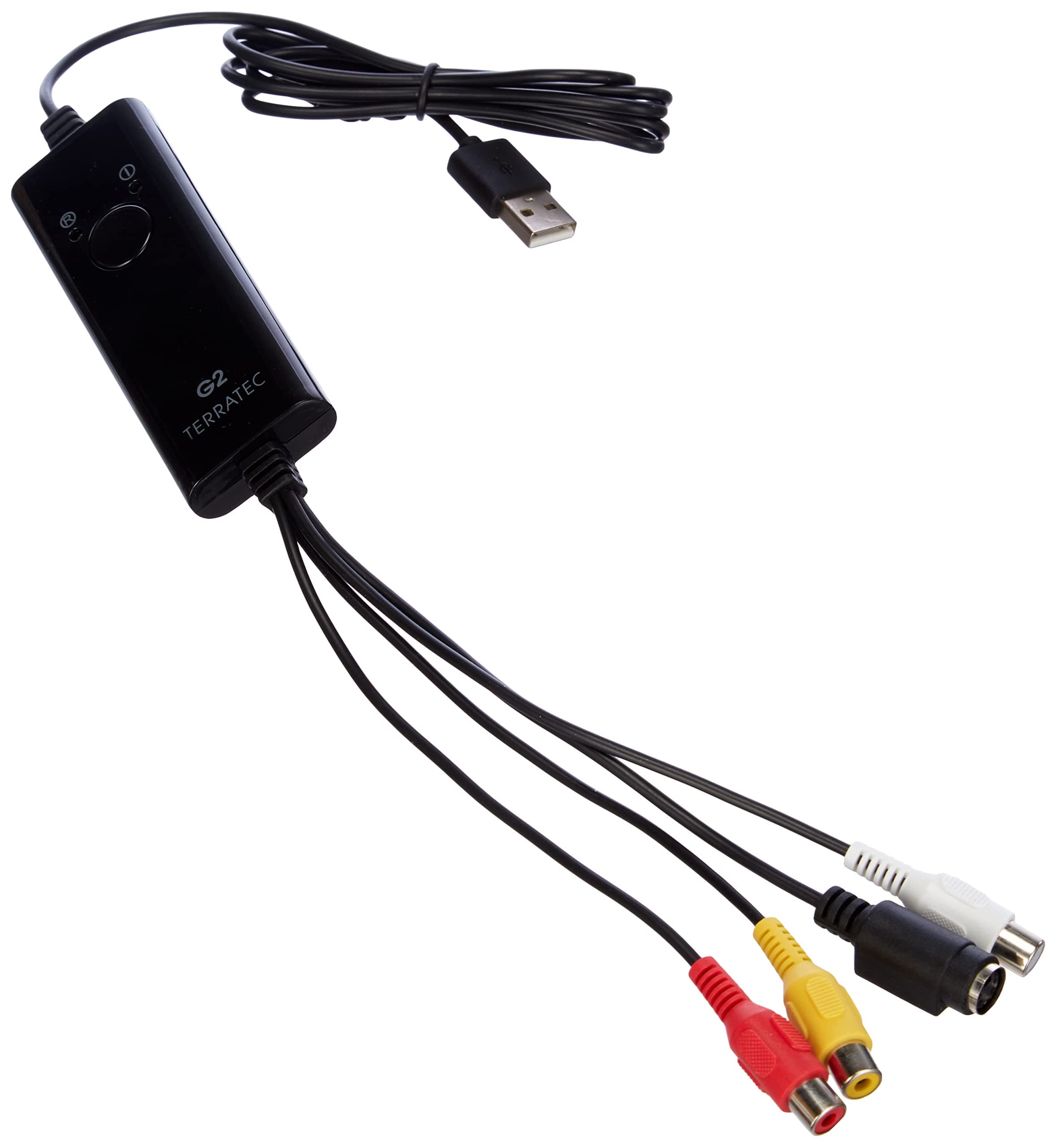 TerraTec G2 USB 2.0 Audio/Video Converter - Digitize and edit videos from any analogue source including VCR VHS DVD, 290985