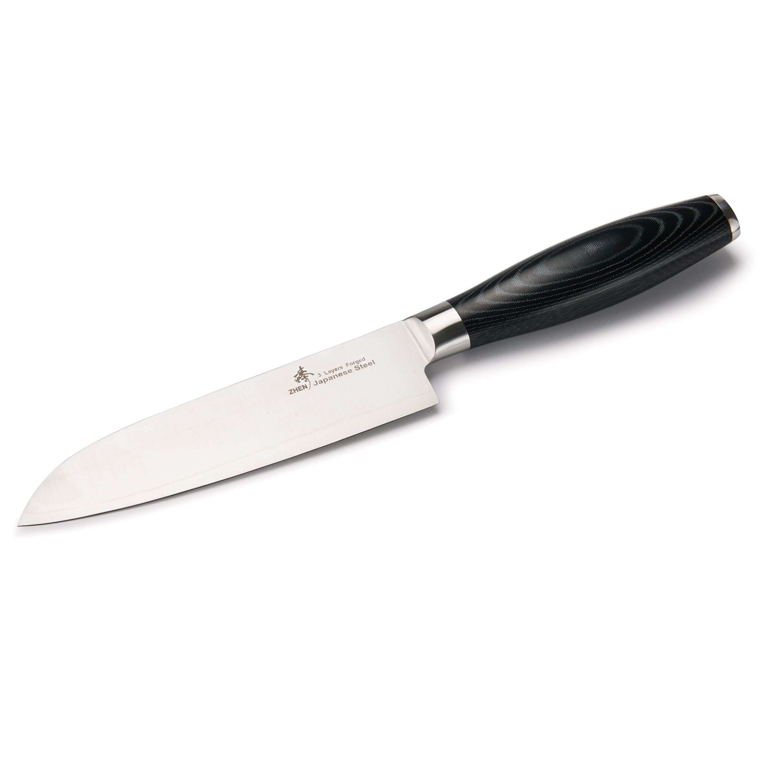 ZHEN AUS 10 3-Layer Santoku Knife, 5"