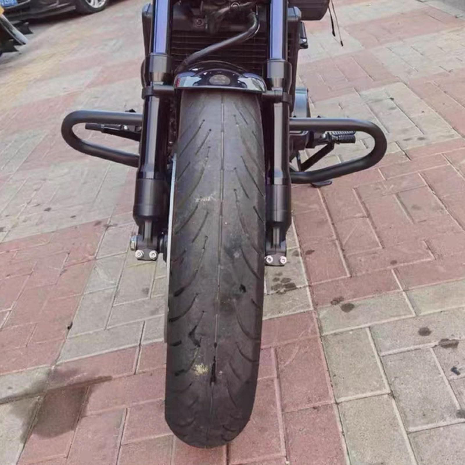 Motorcycle Crash Bar Engine Guard Frame Protection Bumper Protector Highway Bars for Ho&n&da Rebel CMX 1100 Rebel 1100 CMX1100 DCT Accessories 21-25 (Matte Black)