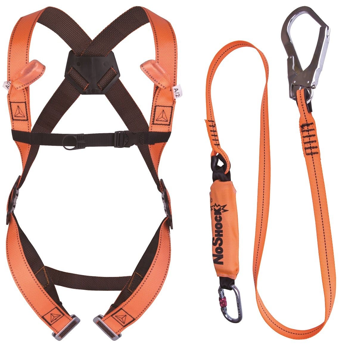 EN202 scaffolders fall arrest kit which includes full safety harness, lanyard and carry bag, EACH