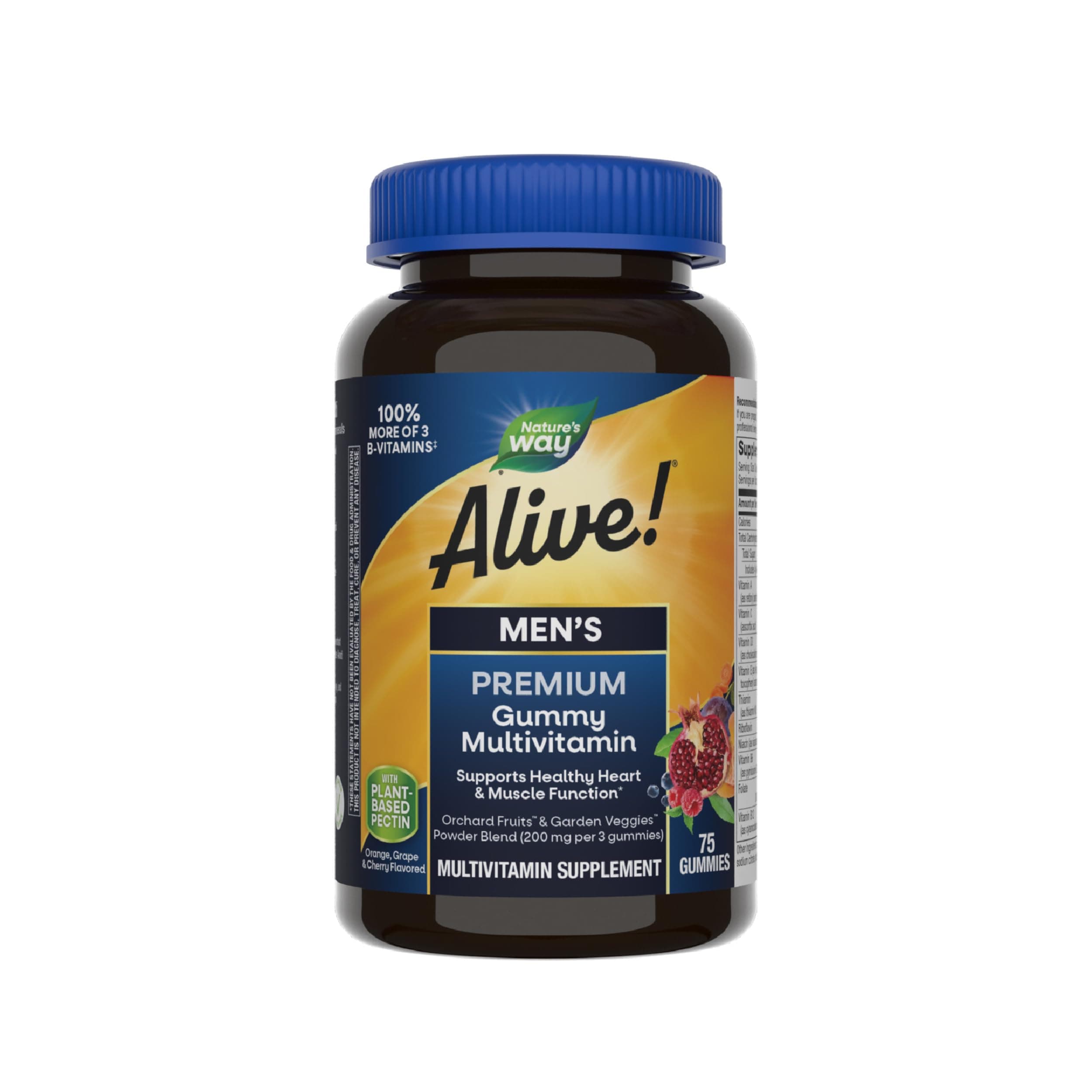 Alive! Men's Gummy Multi Vitamin, 75 ct