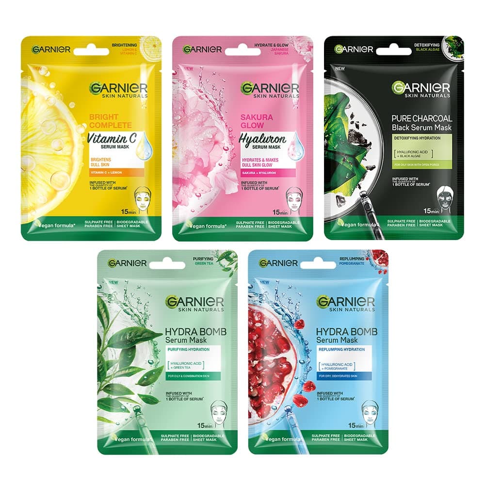 Sheet Mask (Pack of 5 (All Variant))