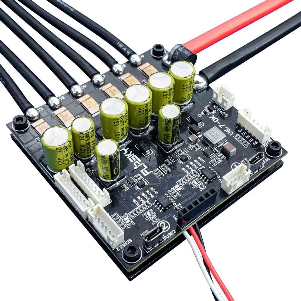 Dual FSESC6.6 Open Source Project fit with ESC6 Software Electronic Speed Controller with CAN Switch for E-Bike ESK8