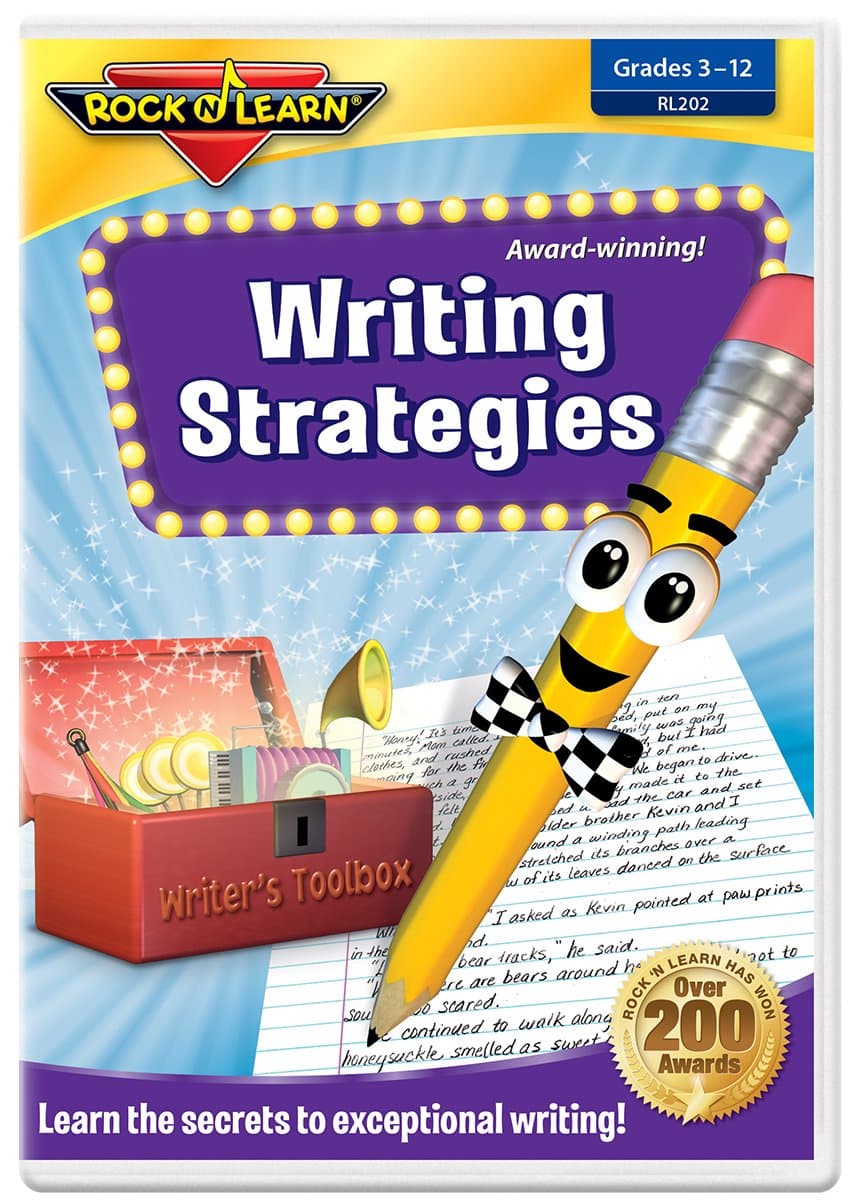 Writing Strategies DVD by Rock 'N Learn