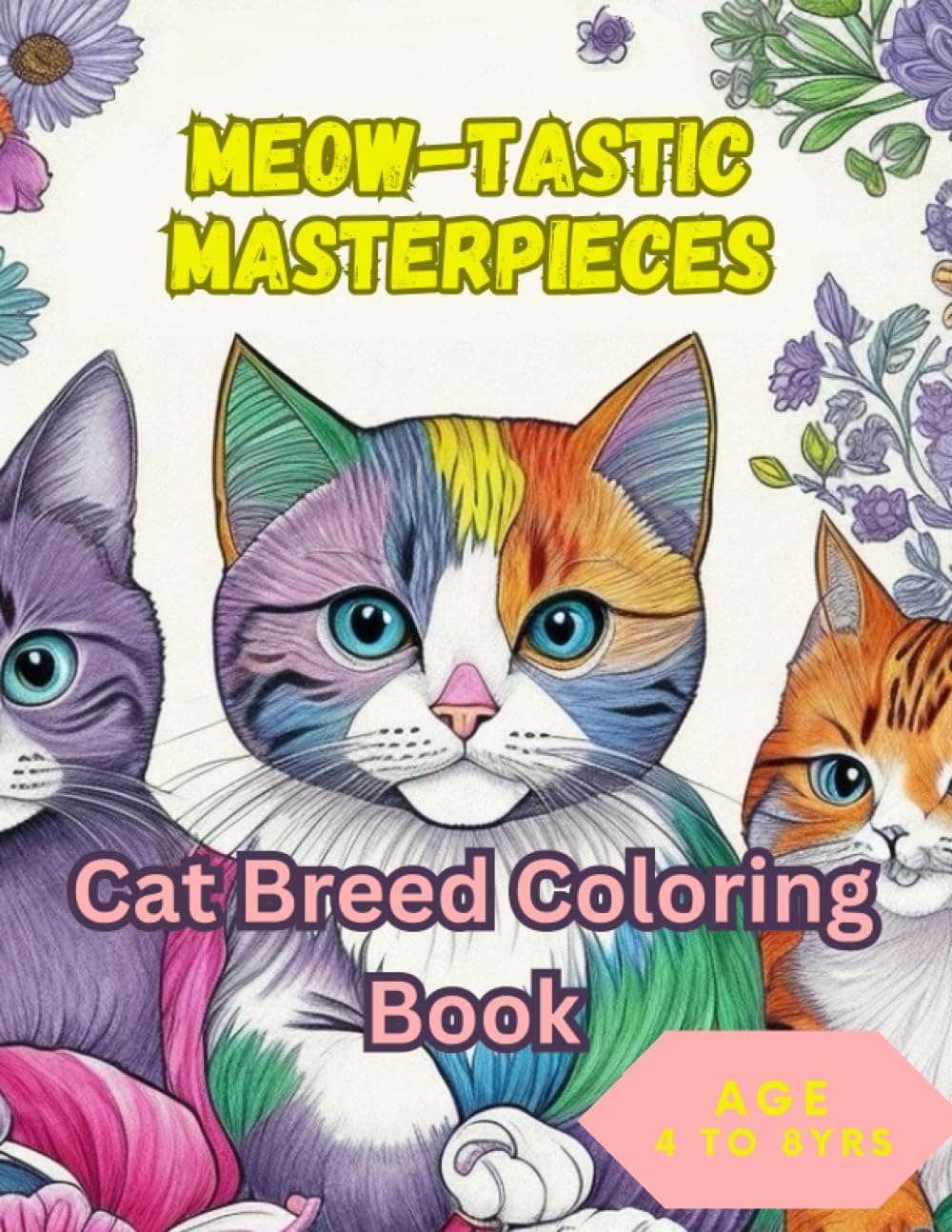Meow-tastic Masterpieces: Cat Breed Coloring Book