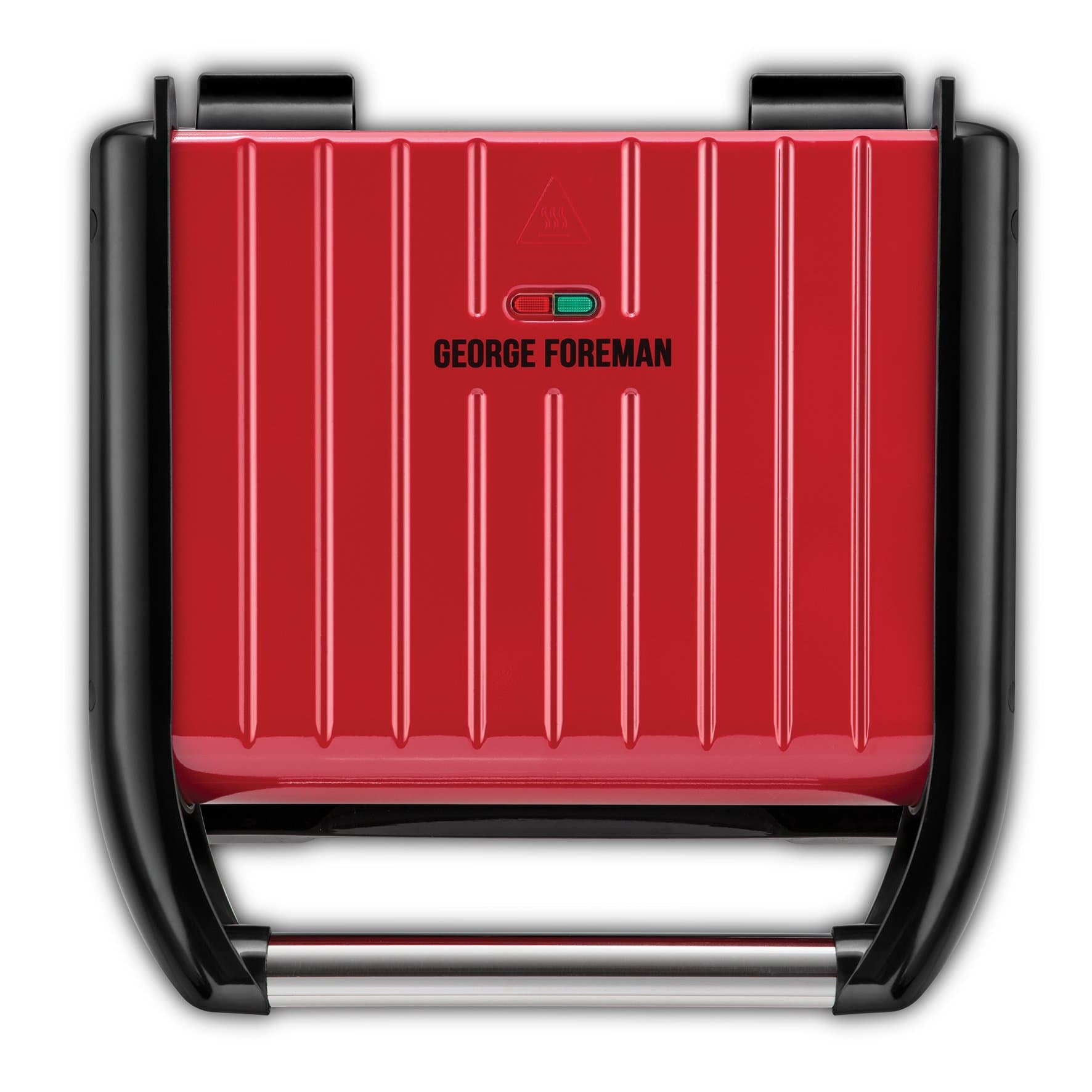 George Foreman Medium Red Steel Grill 25040