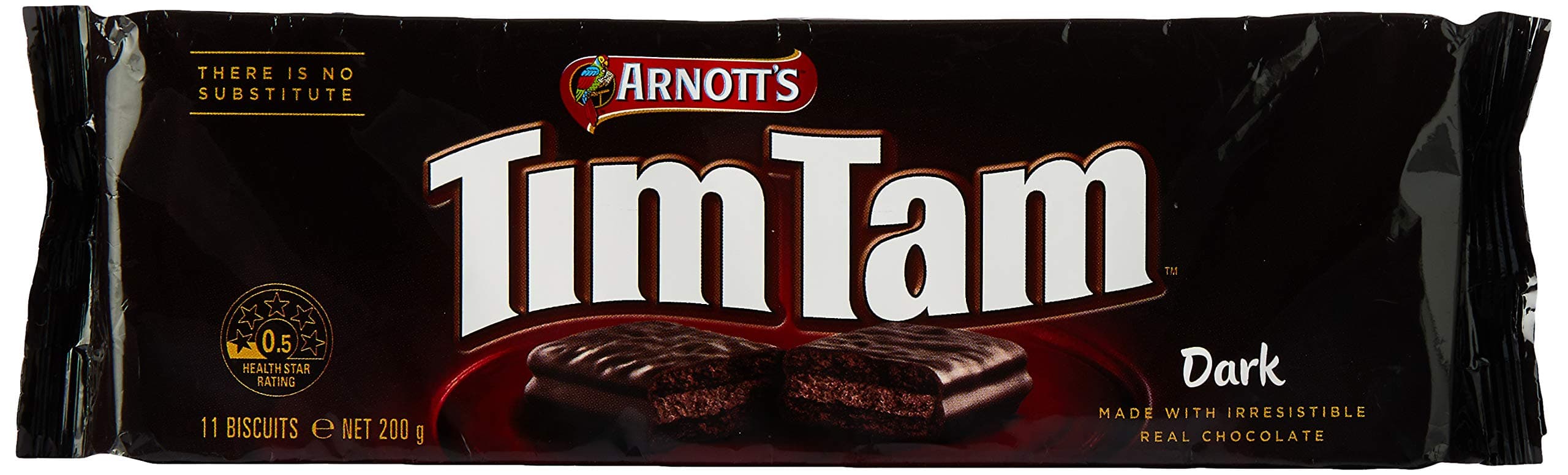 ARNOTT'S TIM TAM DARK CHOCOLATE 200G