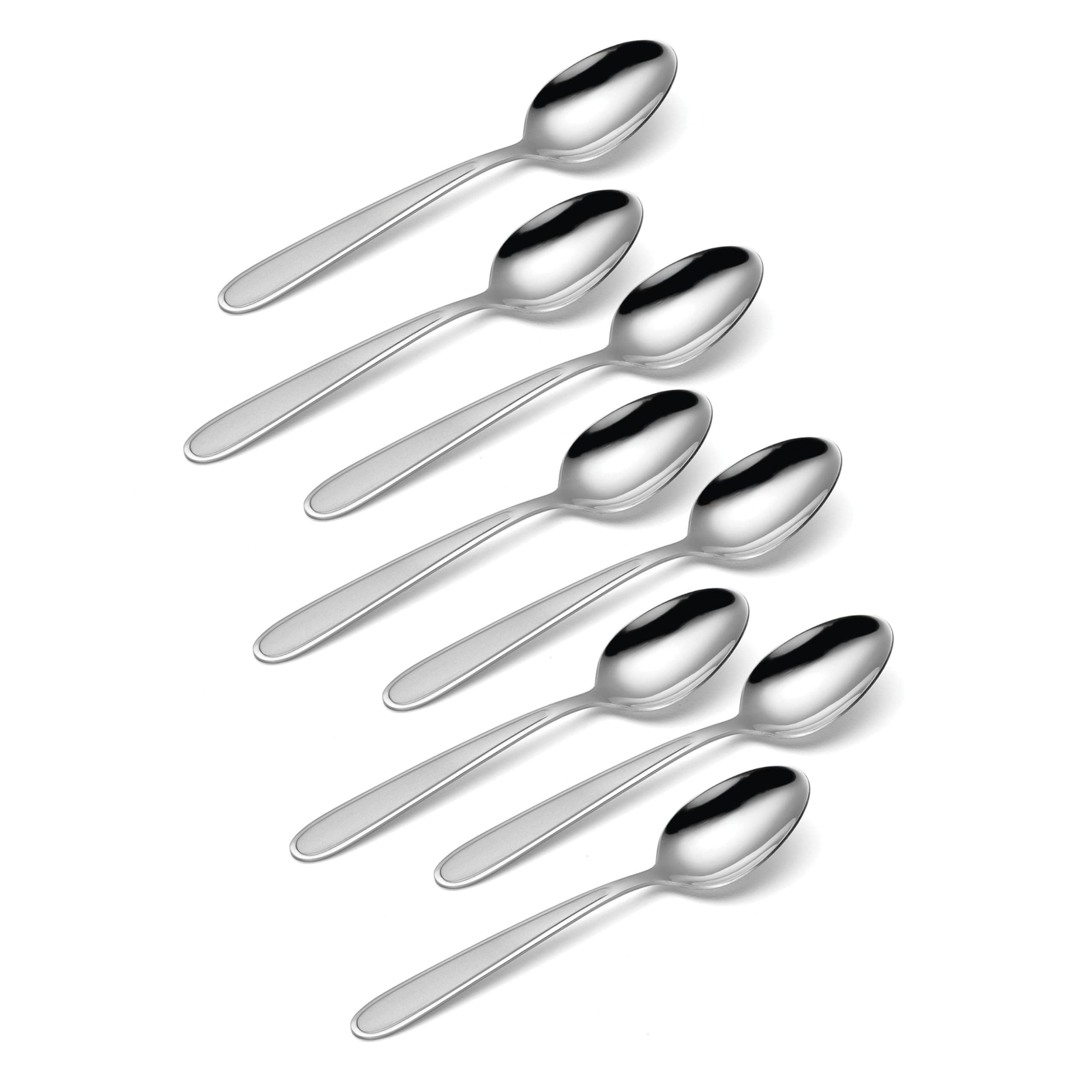 Oneida Teaspoon Set (8pc) Jordan Pattern, Stainless Steel