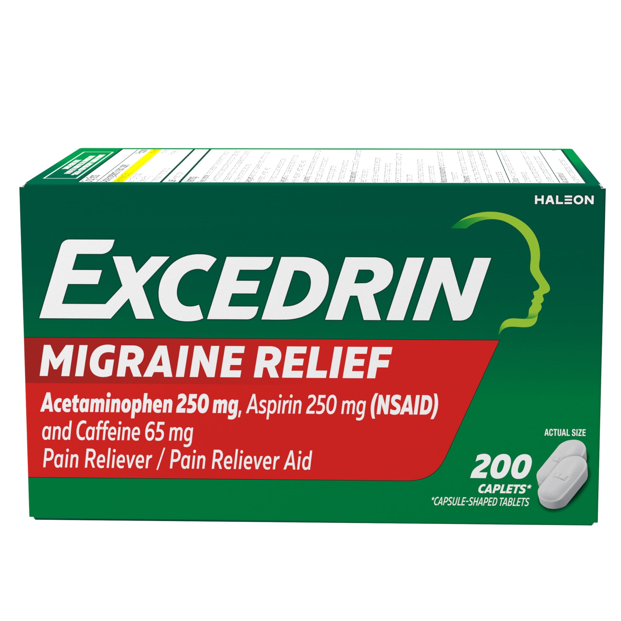 - Migraine Relief Caplets to Alleviate Migraine Symptoms - 200 Count