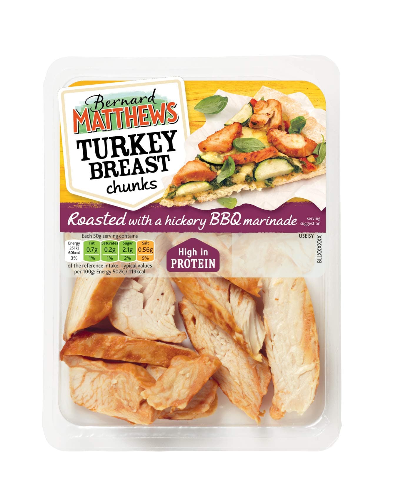 Bernard Matthews BBQ Turkey Breast Chunks, 100g