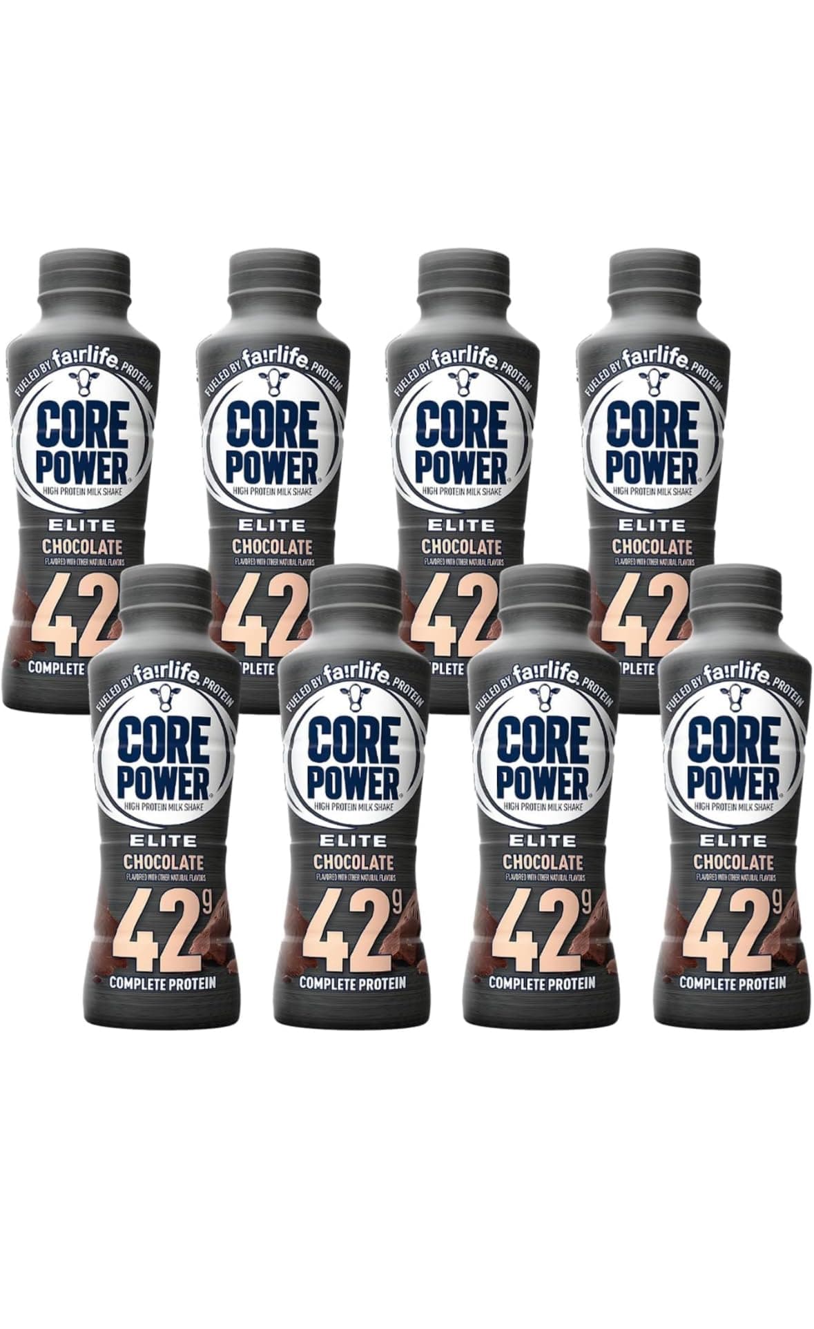 Fa!rlife Core Power' Elite Chocolate (8 Pack) High Protein Milk Shakes 42g - 14 Fl Oz Sports Nutrition