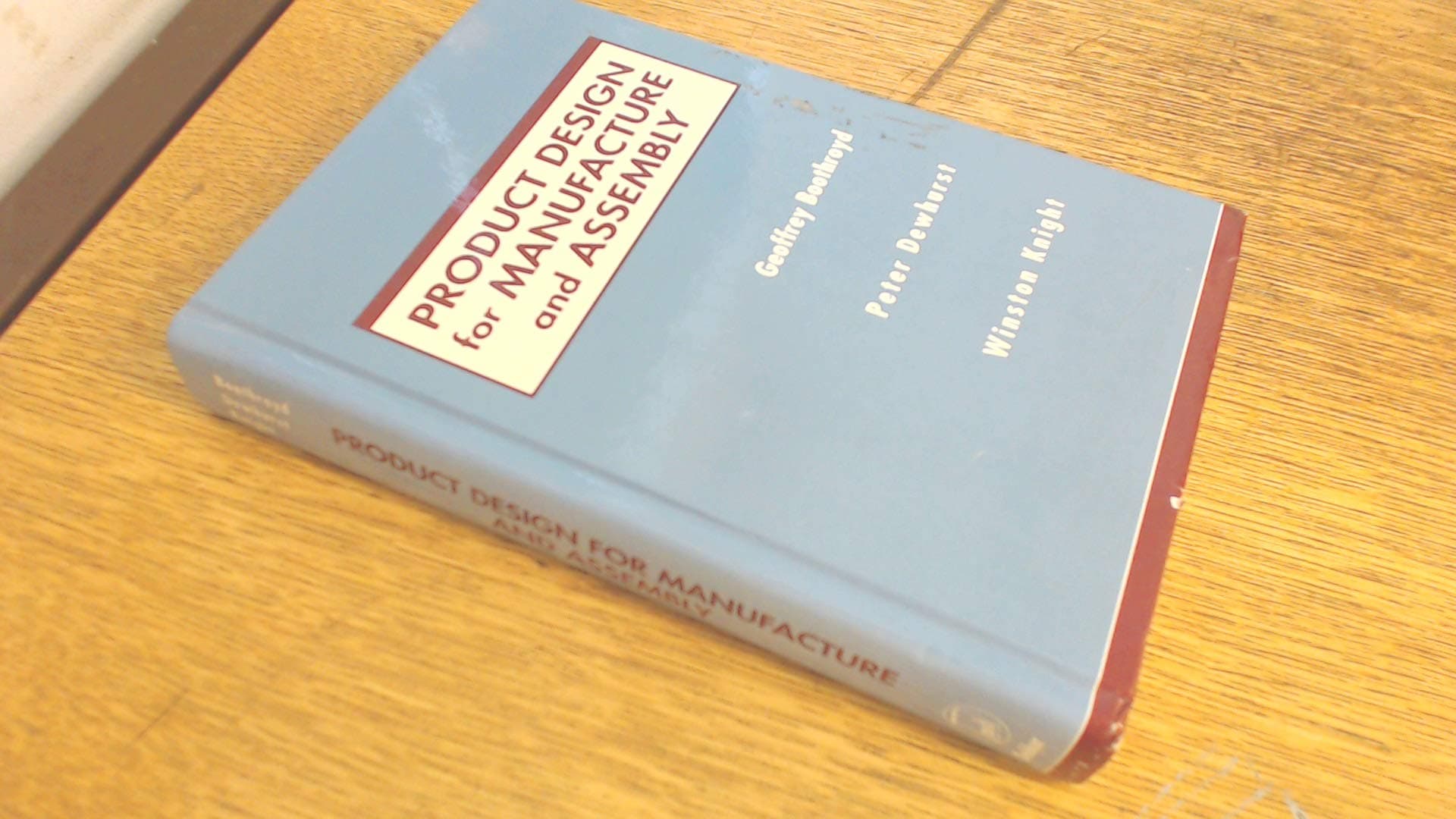 Product Design for Manufacture and Assembly