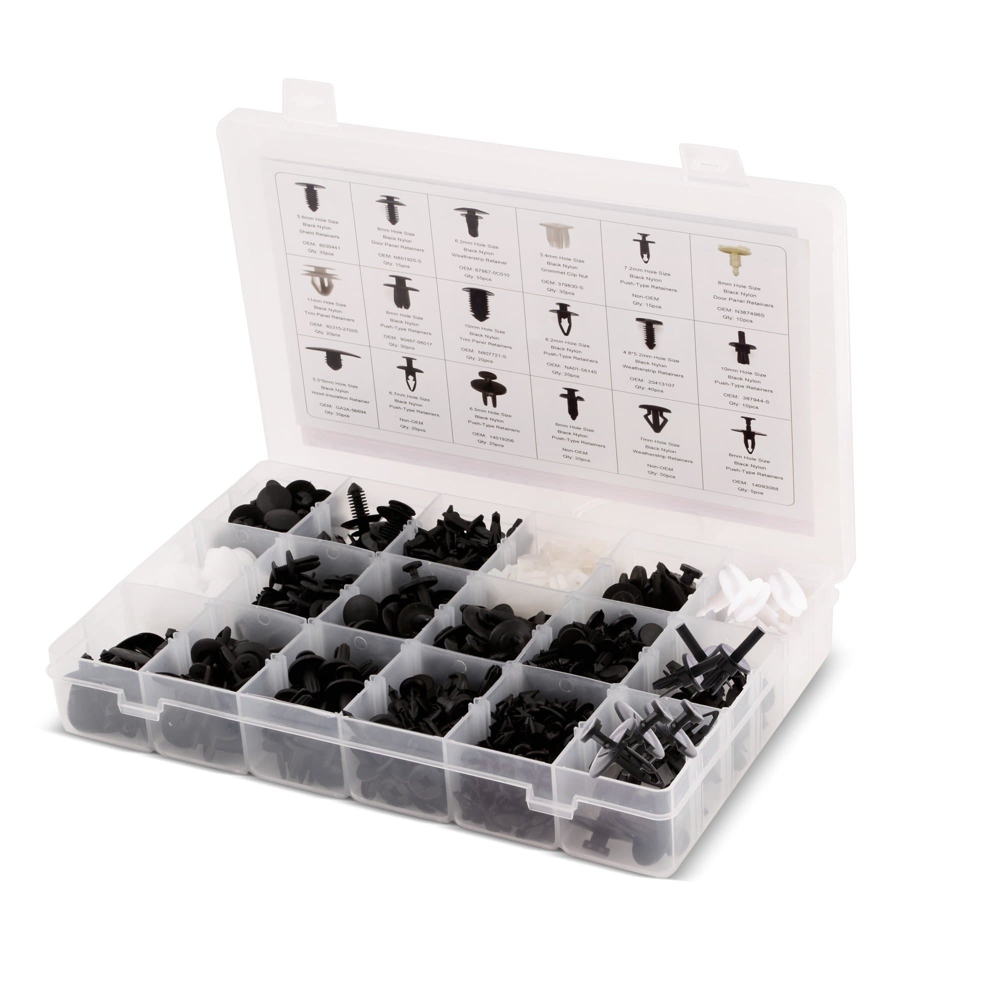 AFA Tooling Auto Clips Assortment [450 Pcs] - Most Popular Sizes & Applications