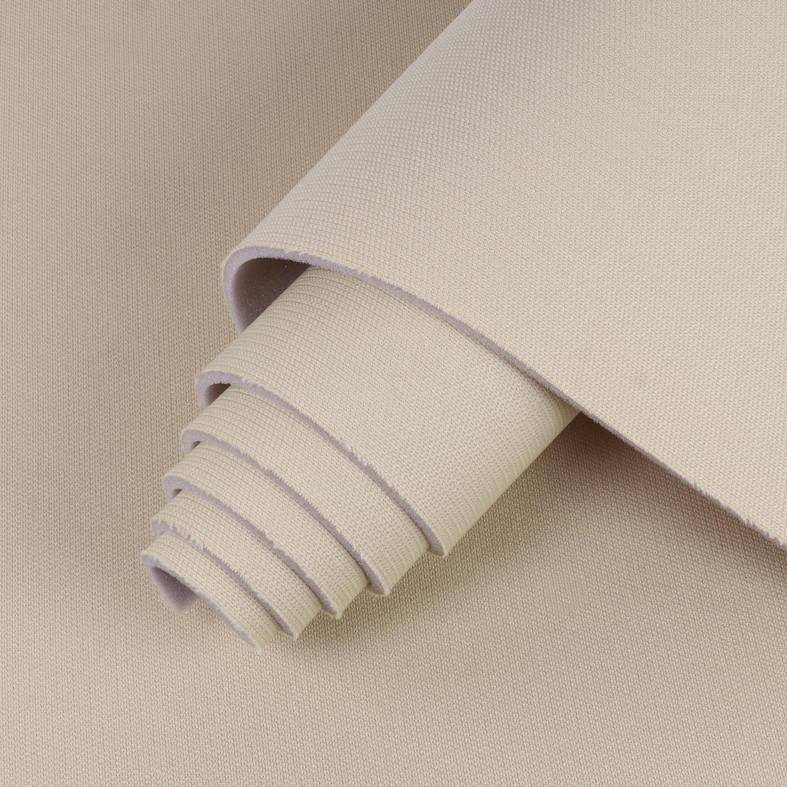 Auto Headliner Fabric Mesh Type 60inx24in with Foam Backing Interior Replacement Headliner Material, for All Vehicles RV Boat Home Roof Upholstery Fabric, Beige