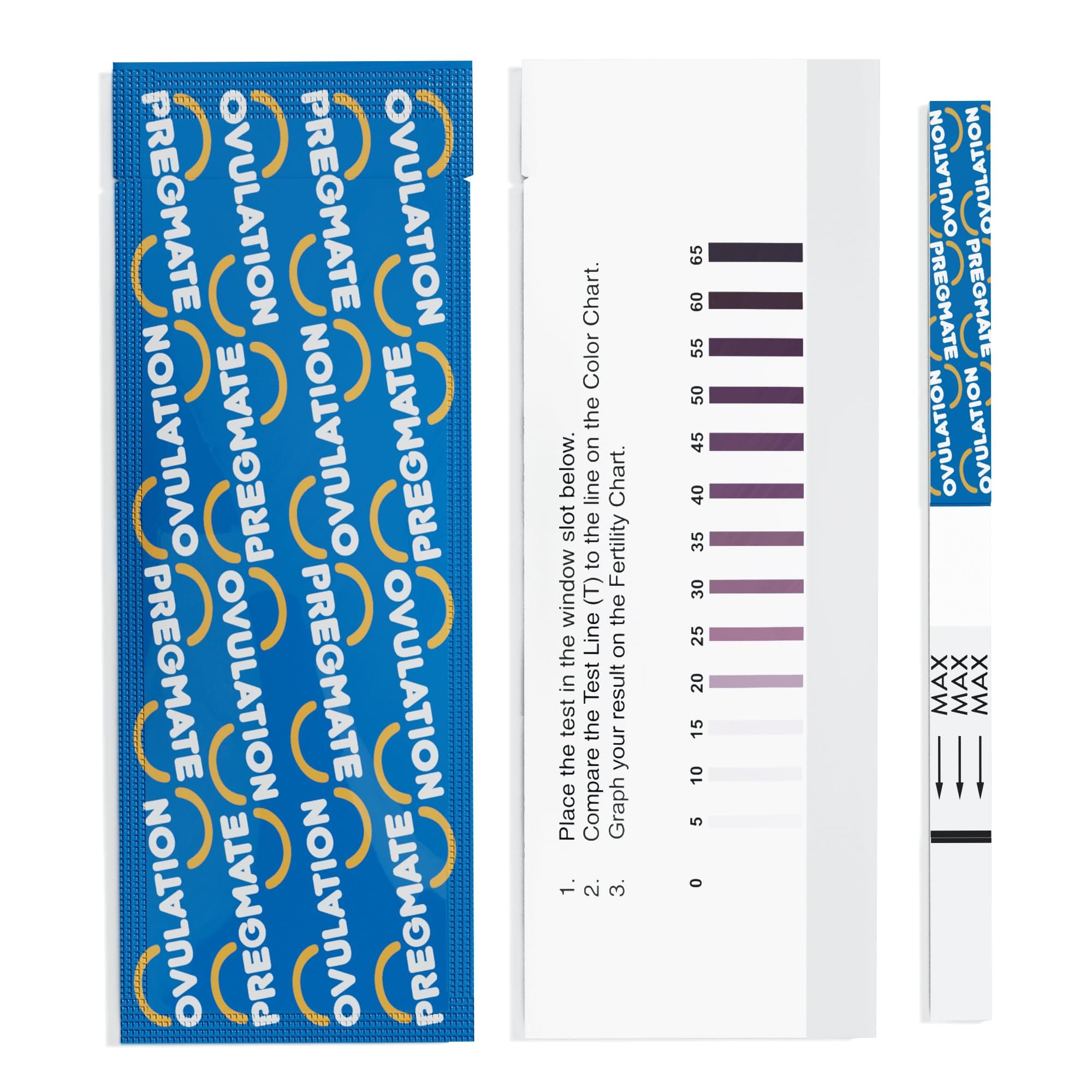 50 Ovulation Test Strips with Numerical LH Result Quantitative Predictor Kit (50 Count)
