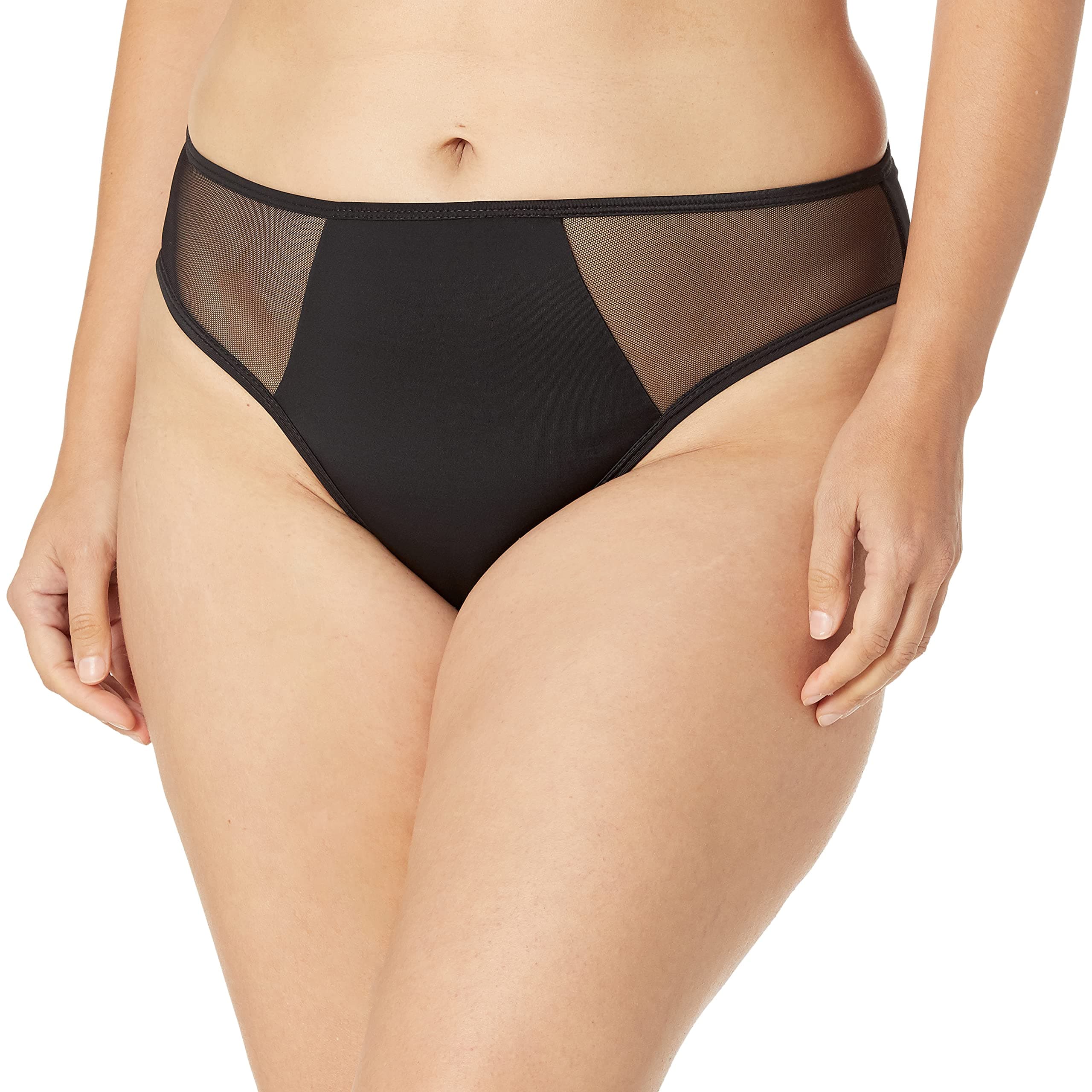 Seven 'til MidnightWomen's Plus Size Underwire Bikini Top with Gold Hardware