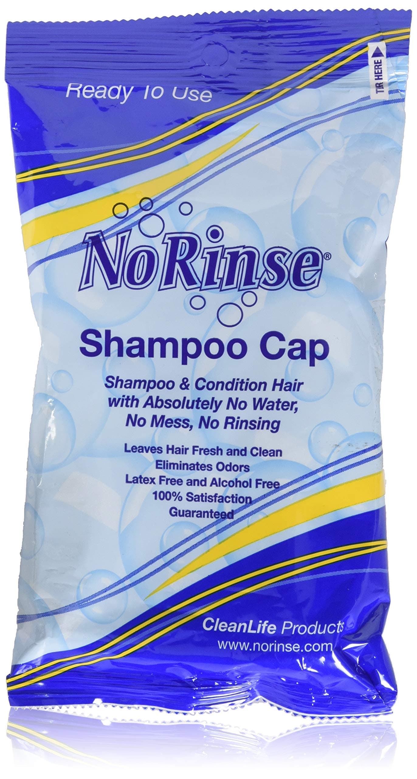 No Rinse Shampoo Cap,Cleanlife Products,2000