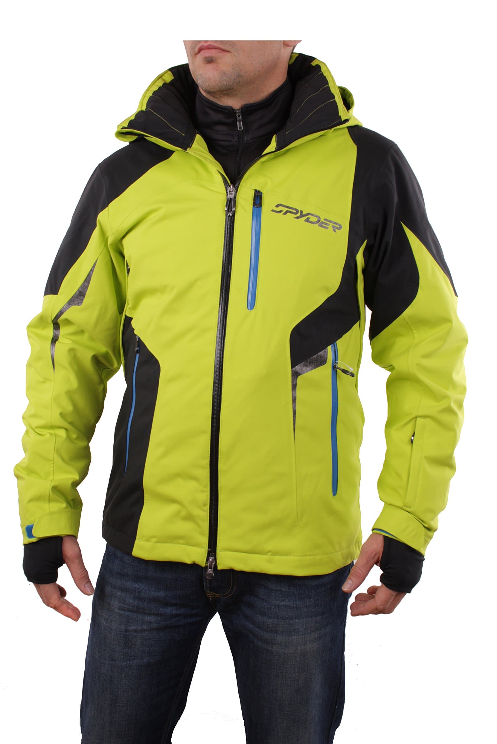 Spyder Men'S 133058-327 Ski Jacket Quest Chambers Sharp Lime