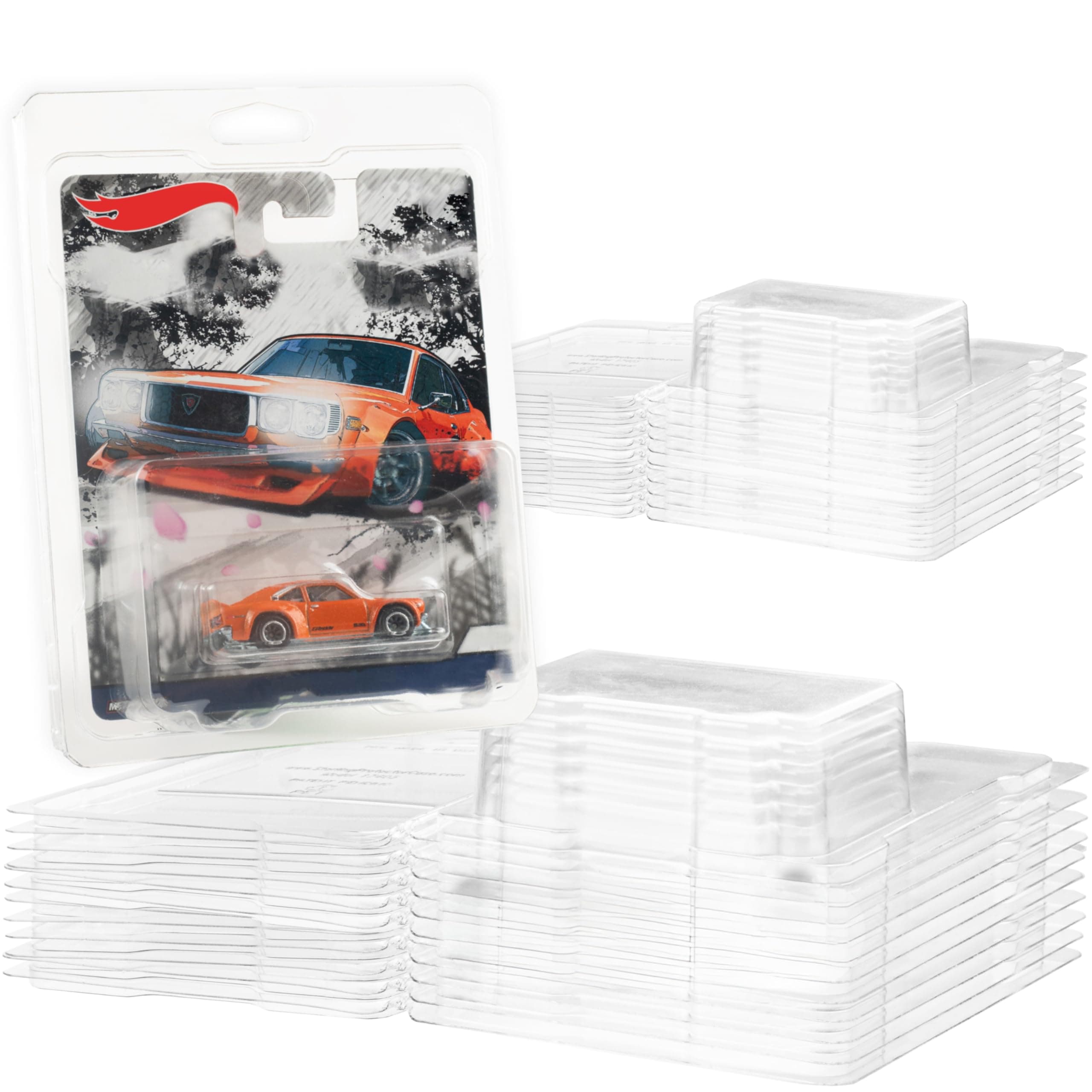 Model 17403 Premium Line 20 Pack for Hot Wheels Premium Diecast, Fits Card Size 6.5 x 5.25 inches Durable Acid-Free Clear Storage Clamshell