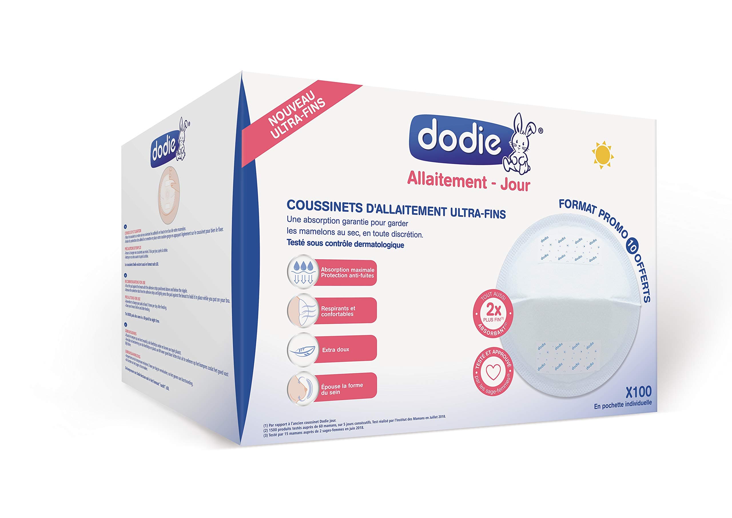 DODIE - Slim Day Nursing Pads x 100