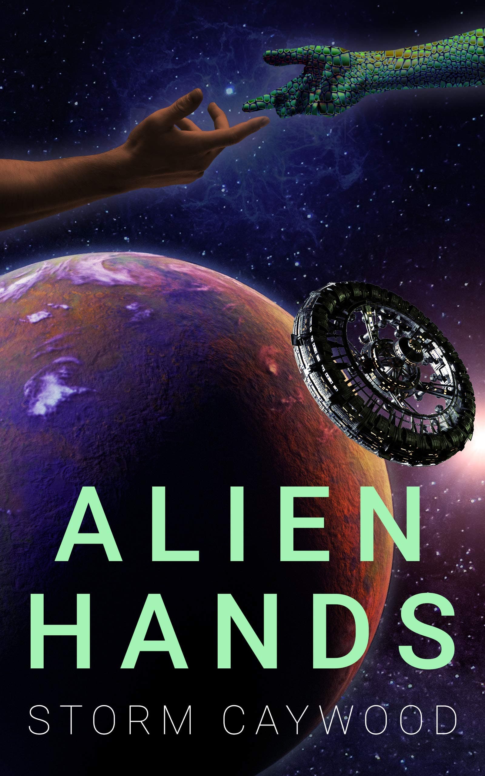 Alien Hands: An Interstellar M/M Romance (Alien Love Book 1)