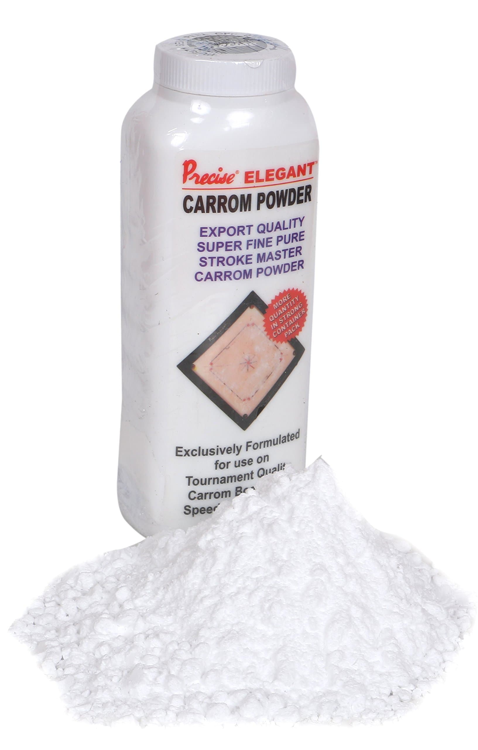 Precise Elegant Smooth Carrom Board Powder, 100gm,White