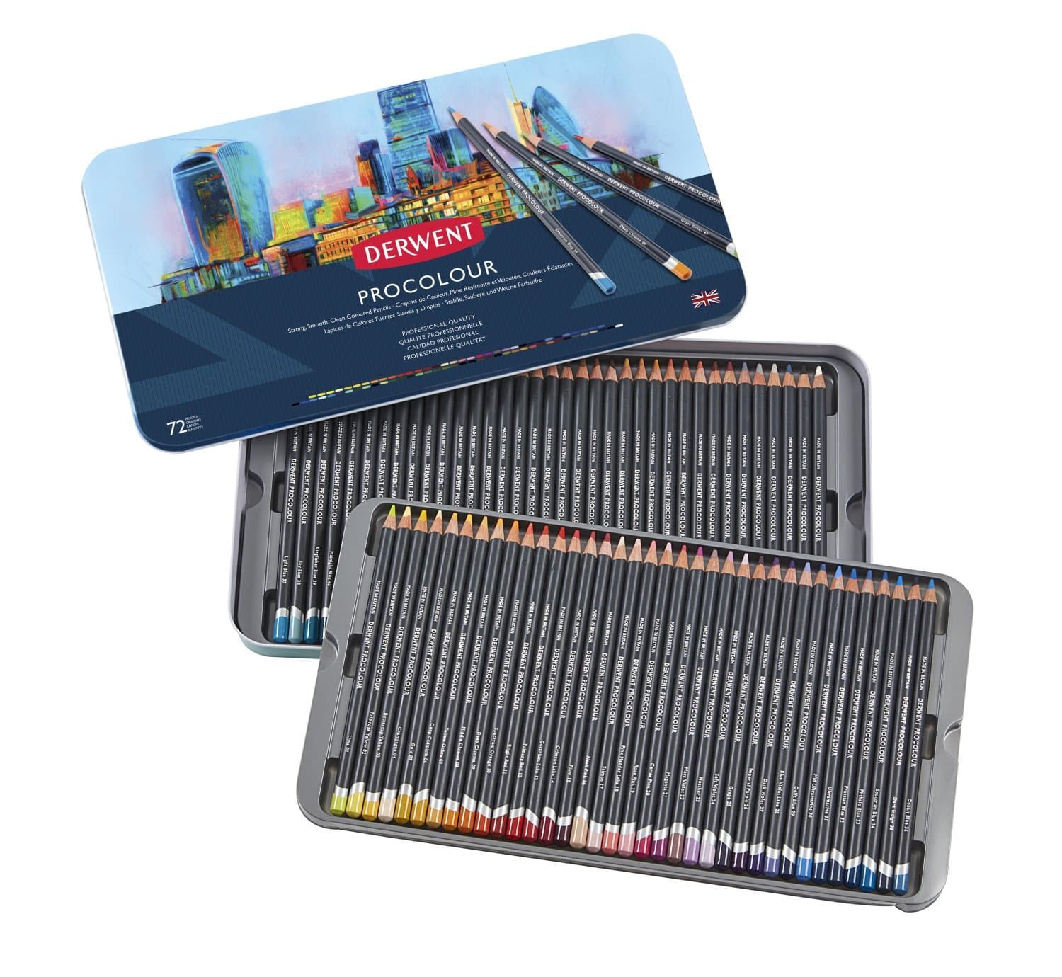 Derwent PROCOLOUR PENCIL 72 TIN