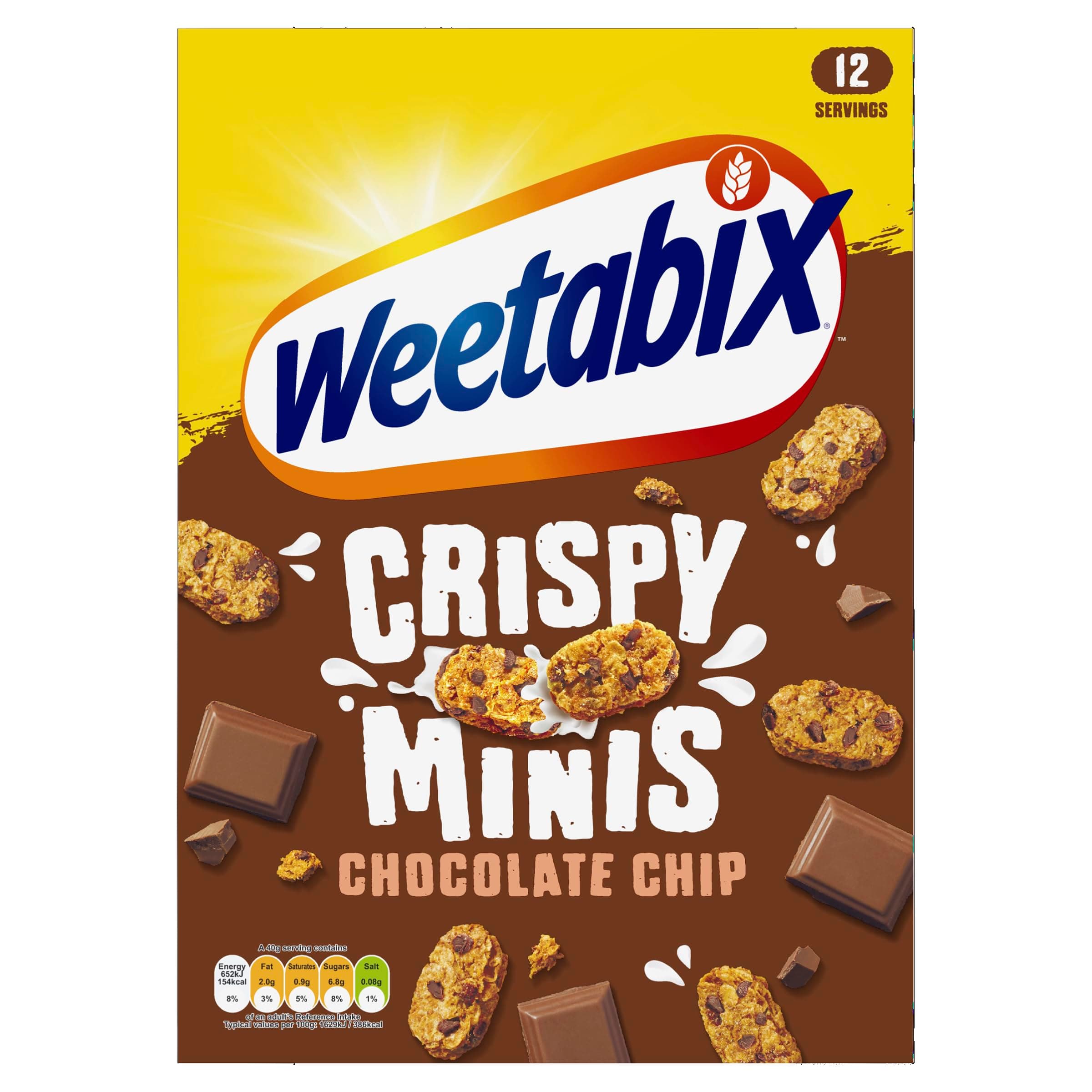 Weetabix Crispy Minis Chocolate Chip Breakfast Cereal 500g