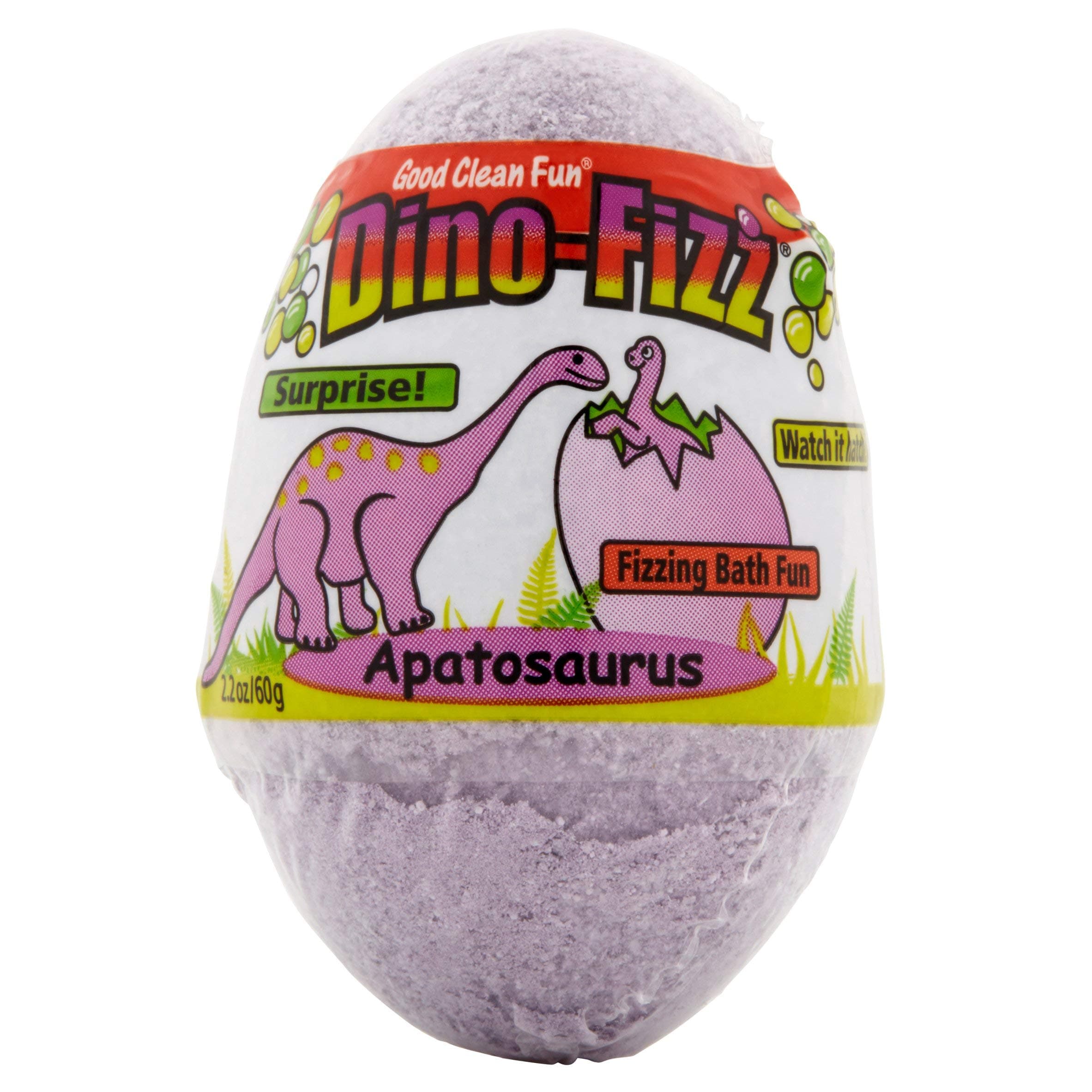 Dino Fizz Hatching Aptosaurus Egg Bath Fizzy - 2.2 oz.