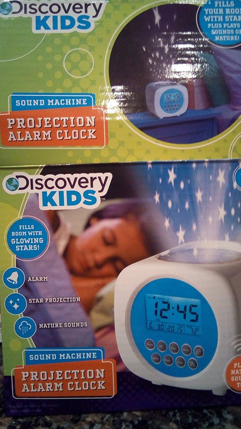 Discovery Kids Sound Machine Projection Alarm Clock