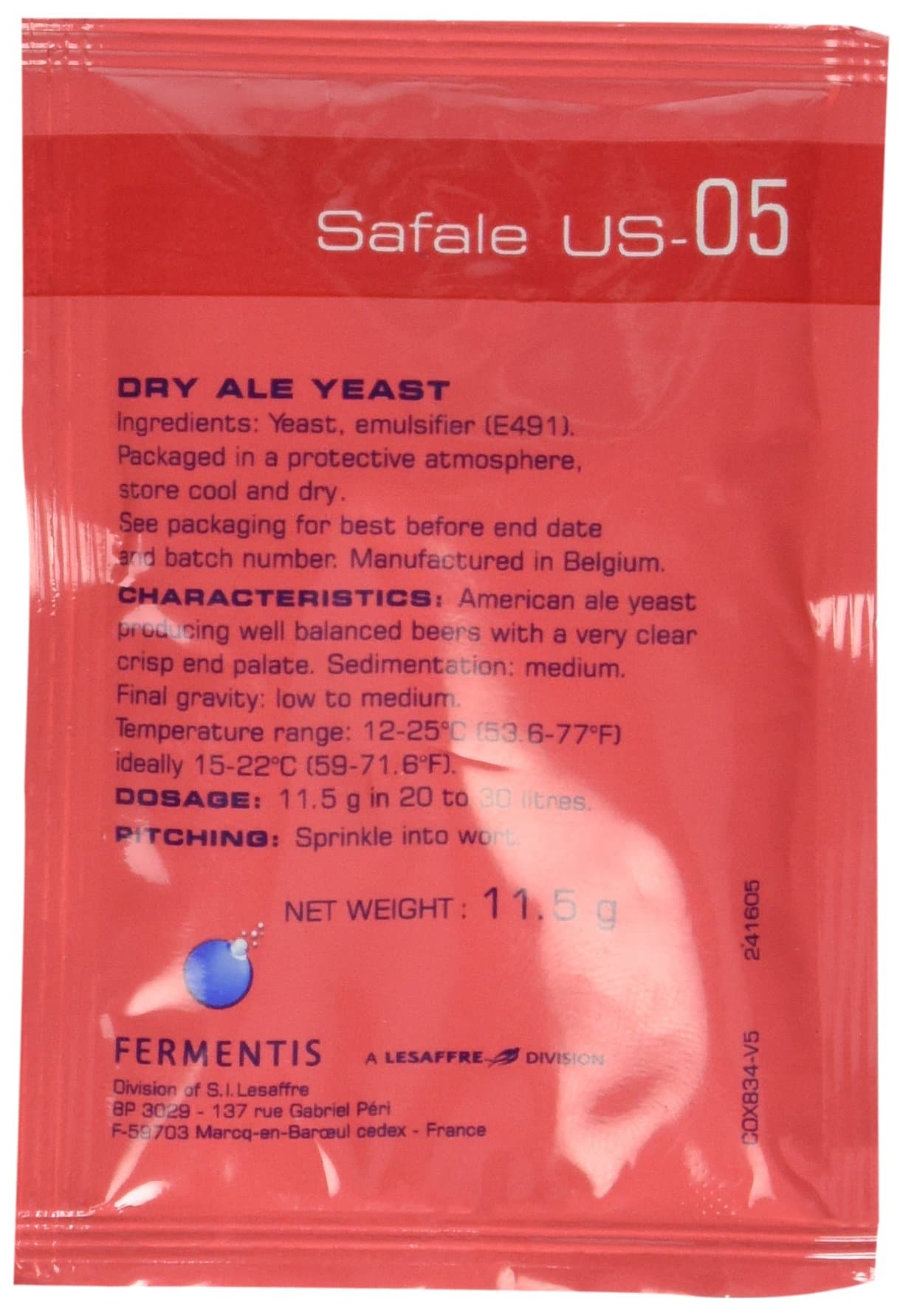 Safale US-05 (11.5 grams)