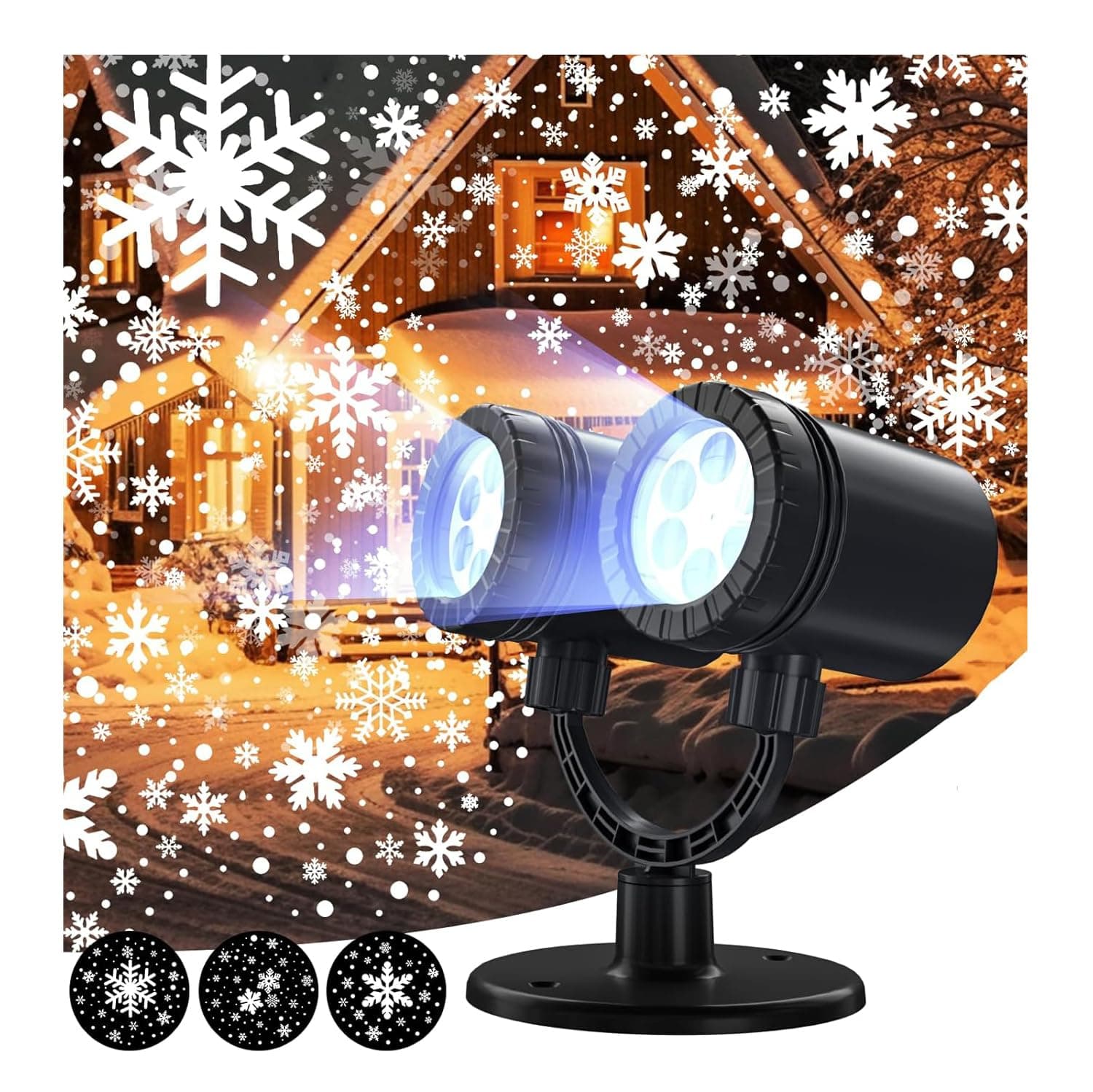 Night Light for Kids, Snowflake Shape/Create a Winter Atmosphere.