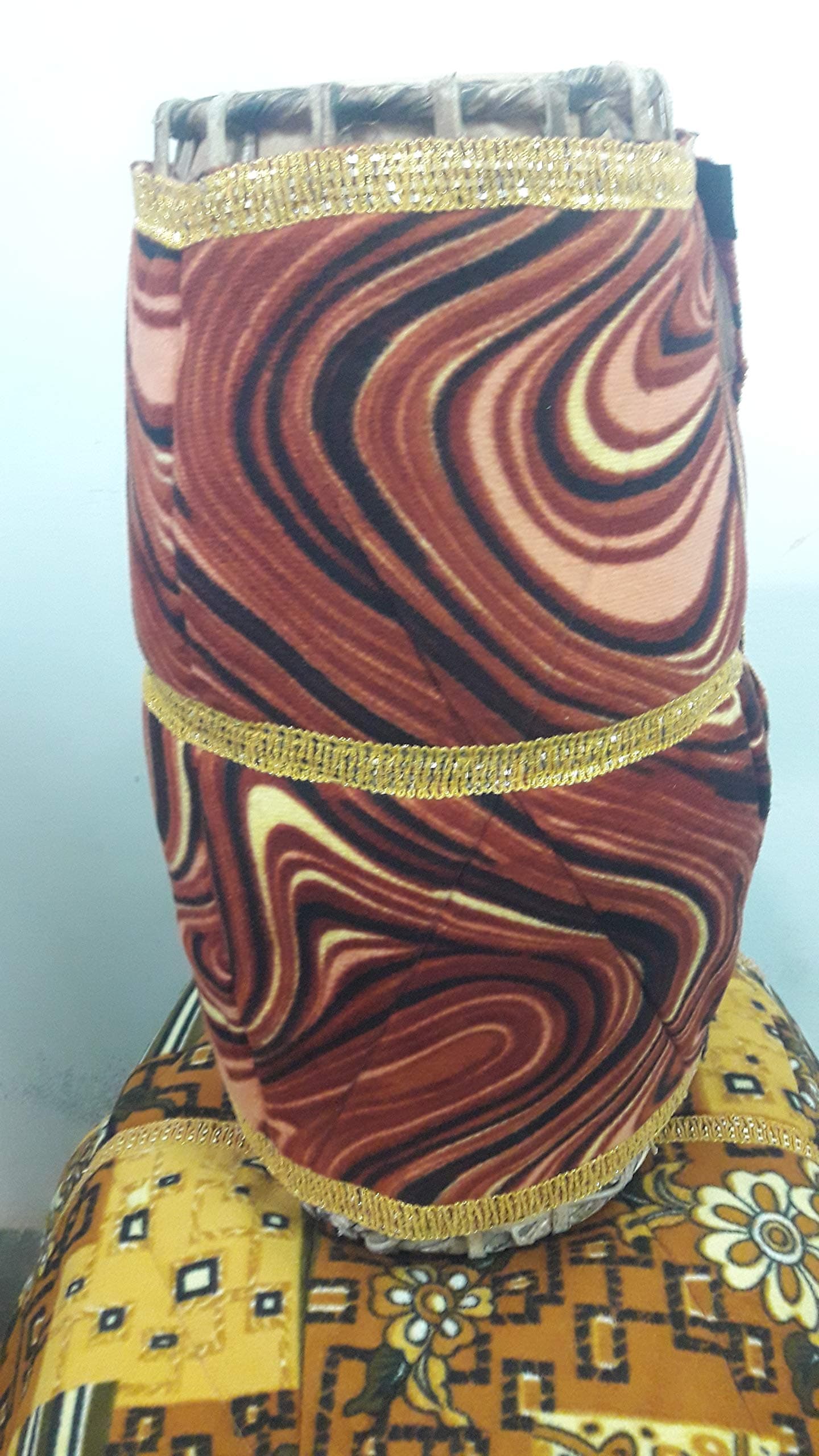 Miruthangam Classical Indian Percussion instrument with clef - junior size 18 inch