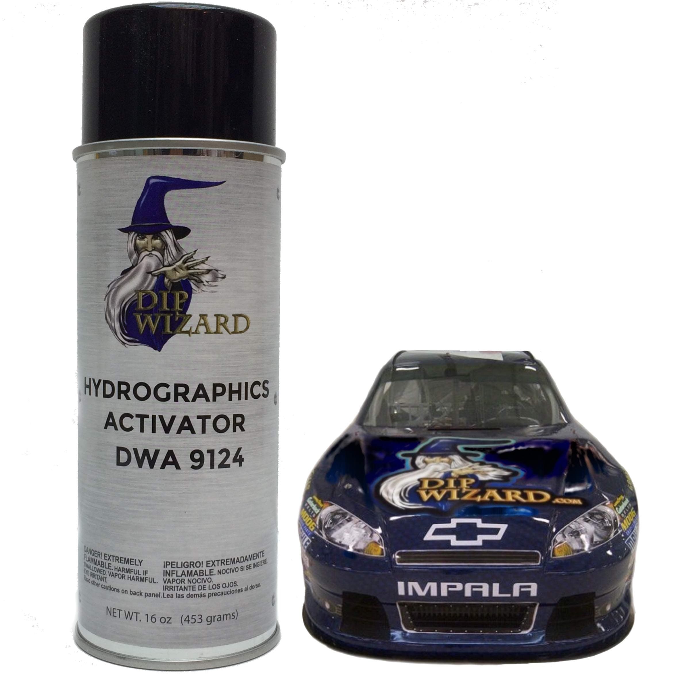 Hydrographic Film Activator - Dip Wizard Hydrovator Super Sized 16 Oz Aerosol Spray Can Hydro Graphic Water Transfer Activator Hydro Dip Dipping