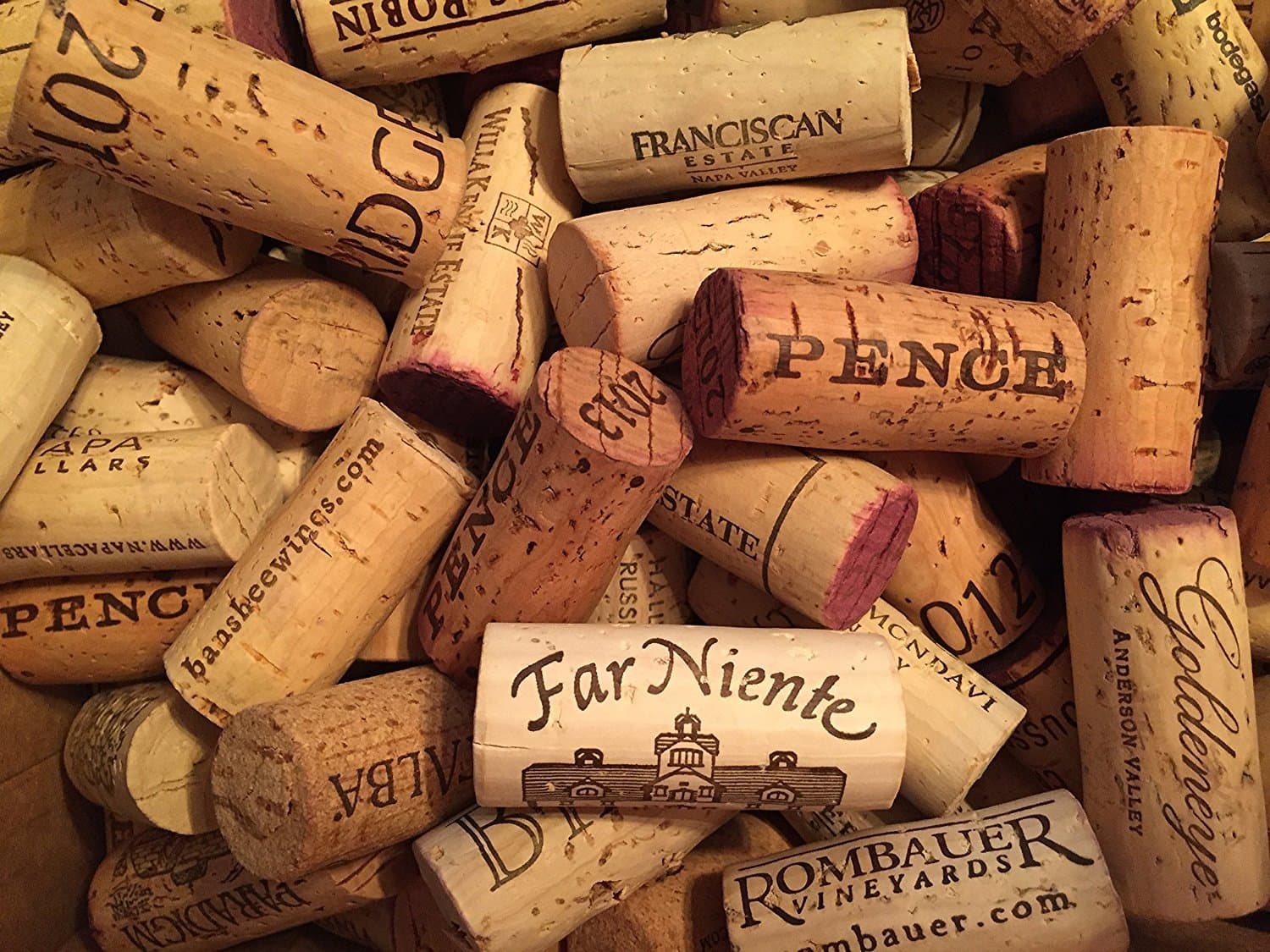 WIDGETCO Premium Recycled Corks, Natural Wine Corks From Around the US - 50 Count