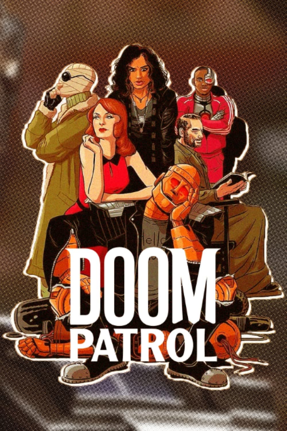 Doom Patrol Notebook: 110 Wide Lined Pages - 6" x 9" - Planner, Journal, Notebook, Composition Book, Diary for Women, Men, Teens, and Children