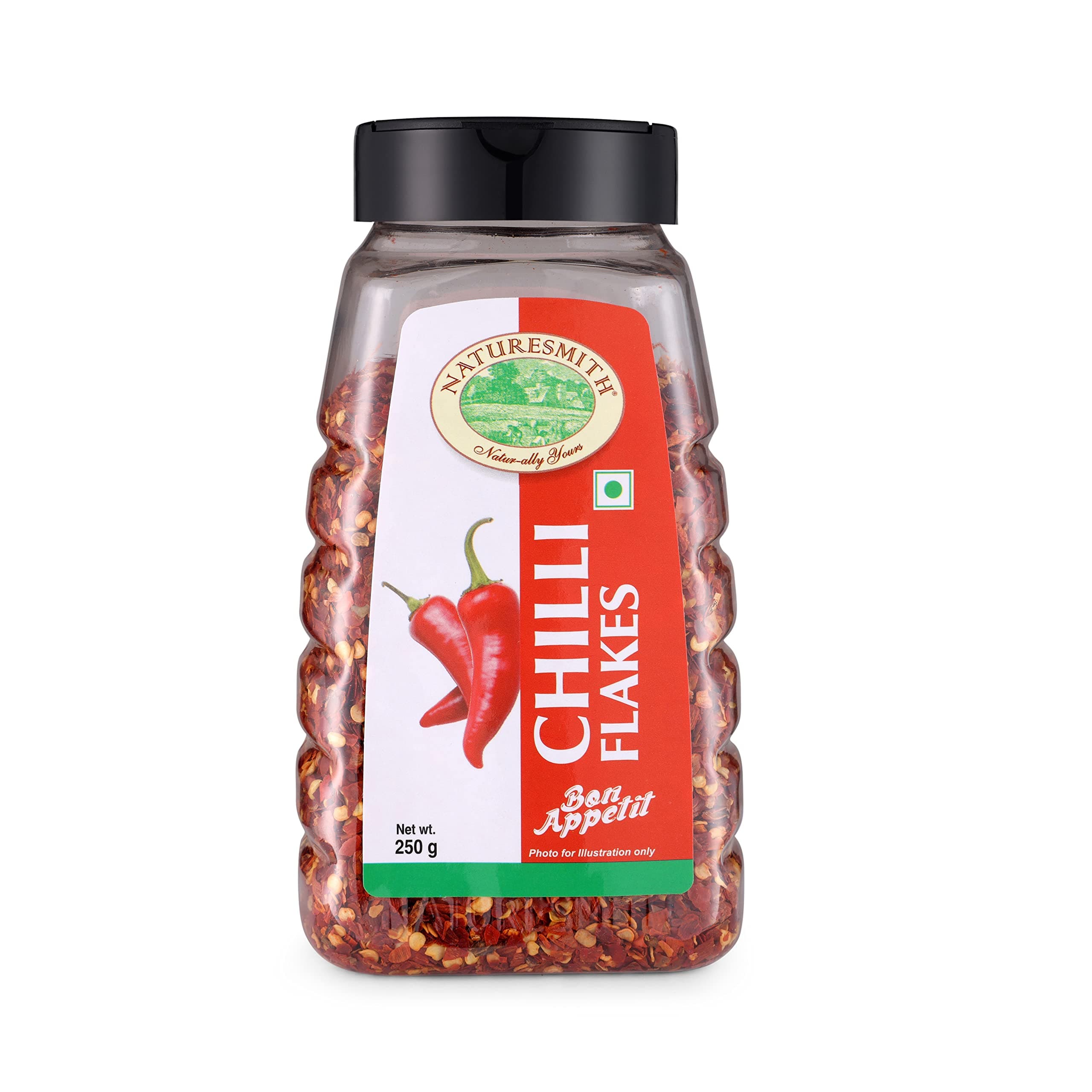 NATURESMITH CHILLI FLAKES-250g || READY TO USE BIG JAR ||