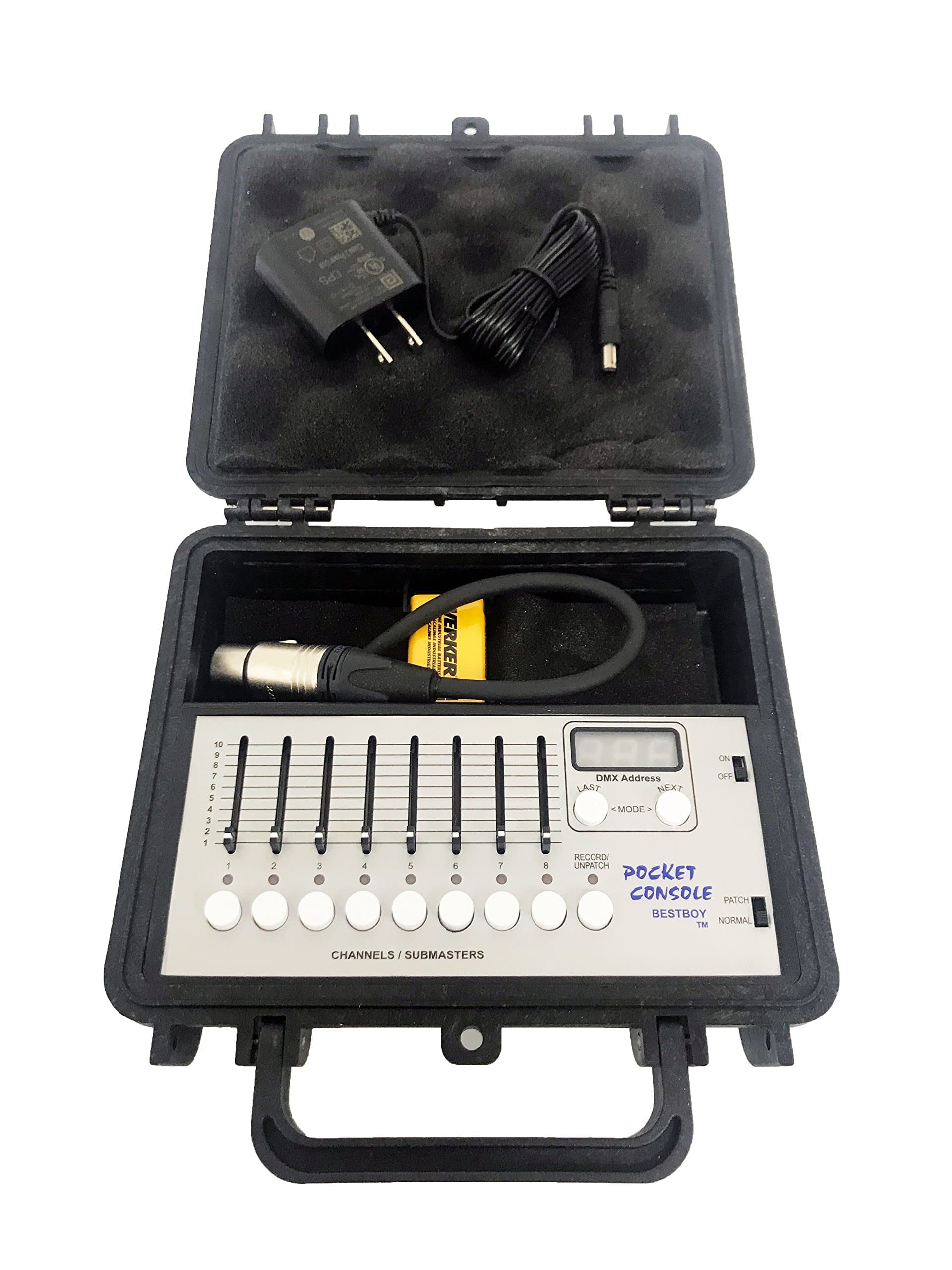 Best Boy 2 Pocket Console DMX with Playback-8 Dimmer Tester Lighting Console by BCi - Baxter Controls Inc