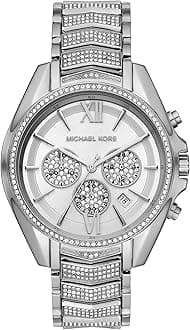 Michael Kors Wren Women's Watch, Stainless Steel and Pavé Crystal Watch for Women