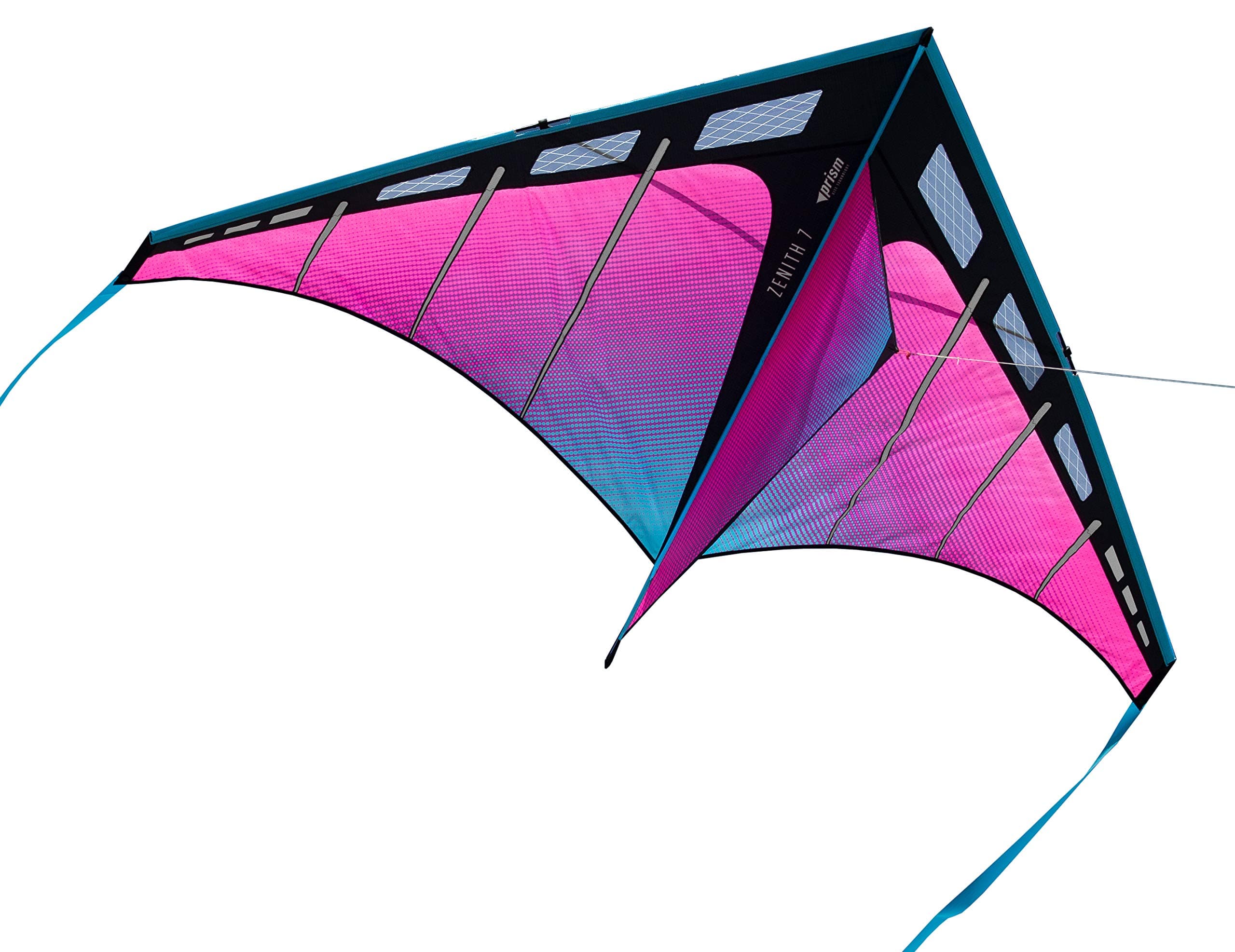 Prism Kite Technology Zenith 7 Aurora Single Line Kite, Ready to Fly with line