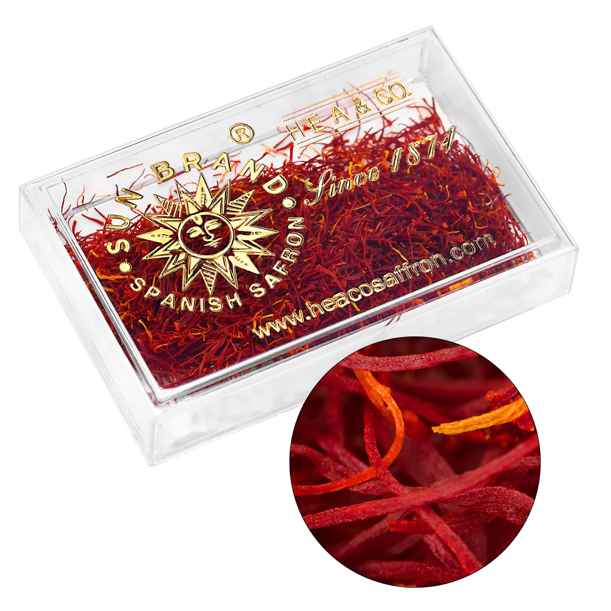 Saffron Threads 5 Gram Package by Sun Brand - Grade A+, Spanish Origin, from HEA&Co