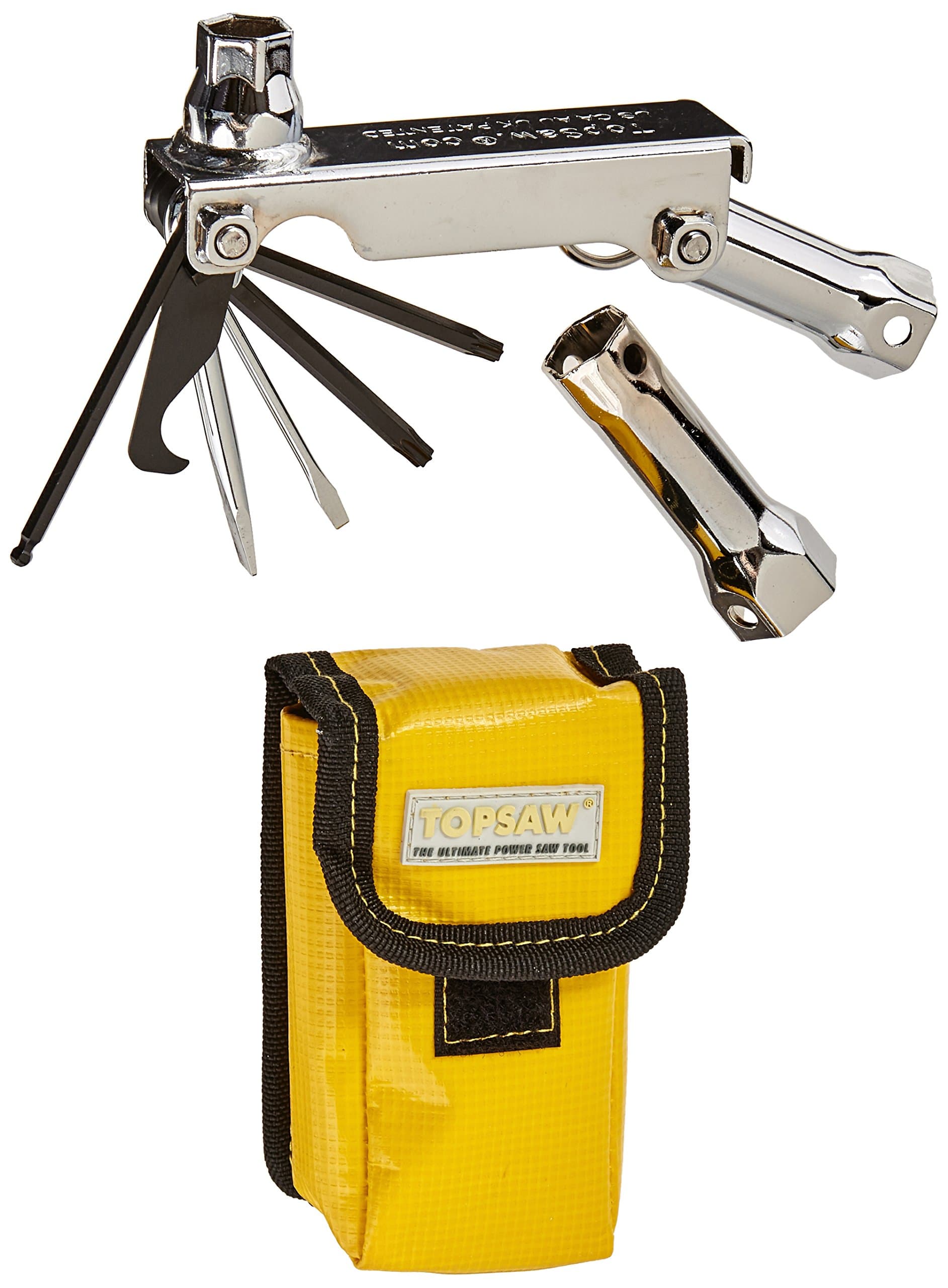 TSPWP-BL Multitool for Chainsaws and Outdoor Power Equipment, Chrome/Black/Yellow