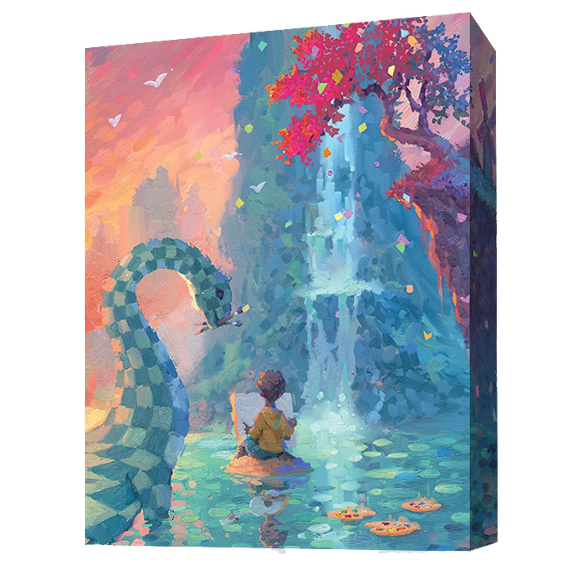 Canvas Reflections Board Game Expansion - Create Stunning Masterpieces! Art Competition and Puzzle Game for Kids &d Adults, Ages 14+, 1-5 Players, 30 Minute Playtime, Made by R2i Games