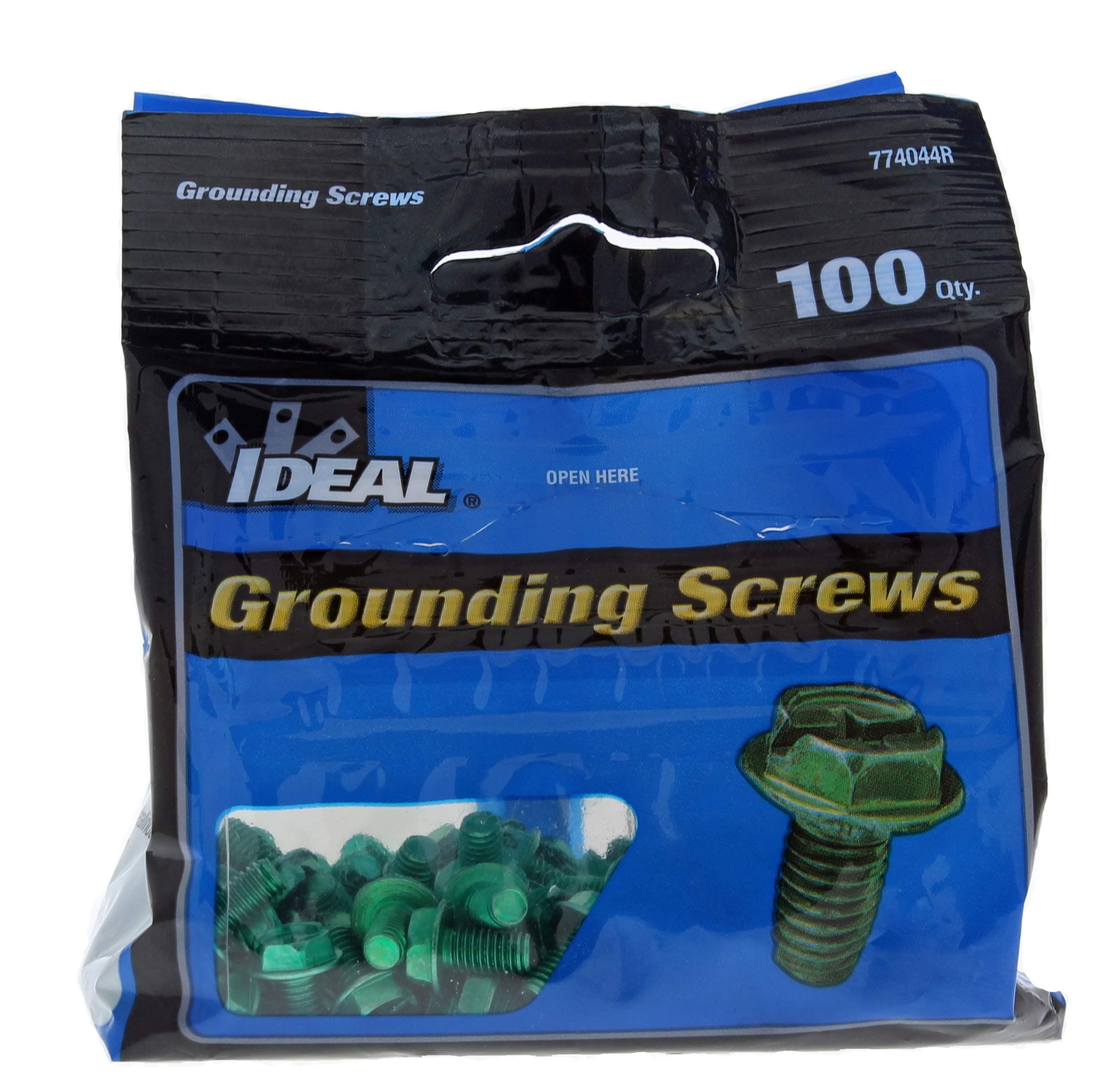 IDEAL Electrical 774044R Combination Grounding Screws (100 Pack)
