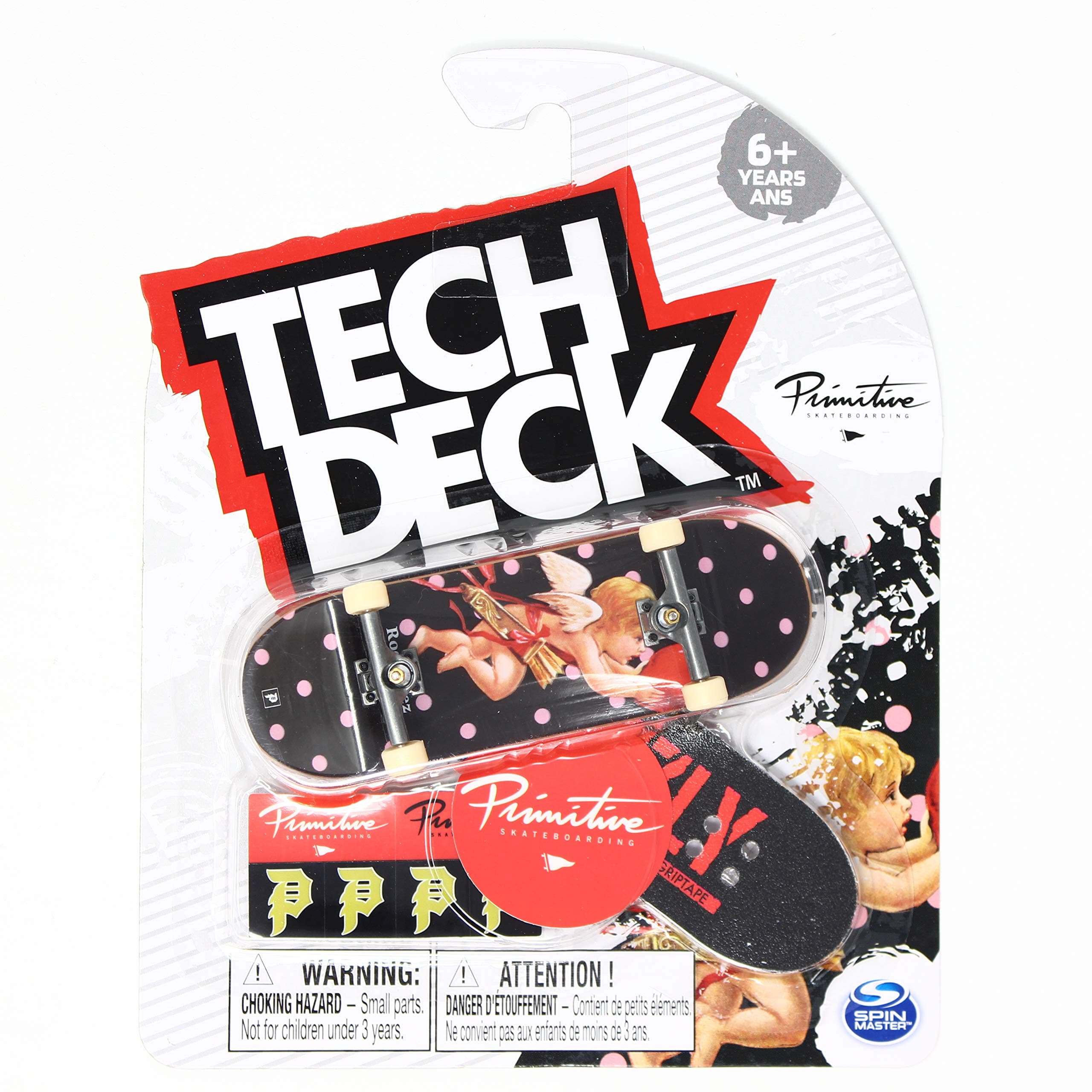 Tech-Deck Primitive Skateboards Paul Rodriguez Cupid 2021 Complete 96mm Fingerboard