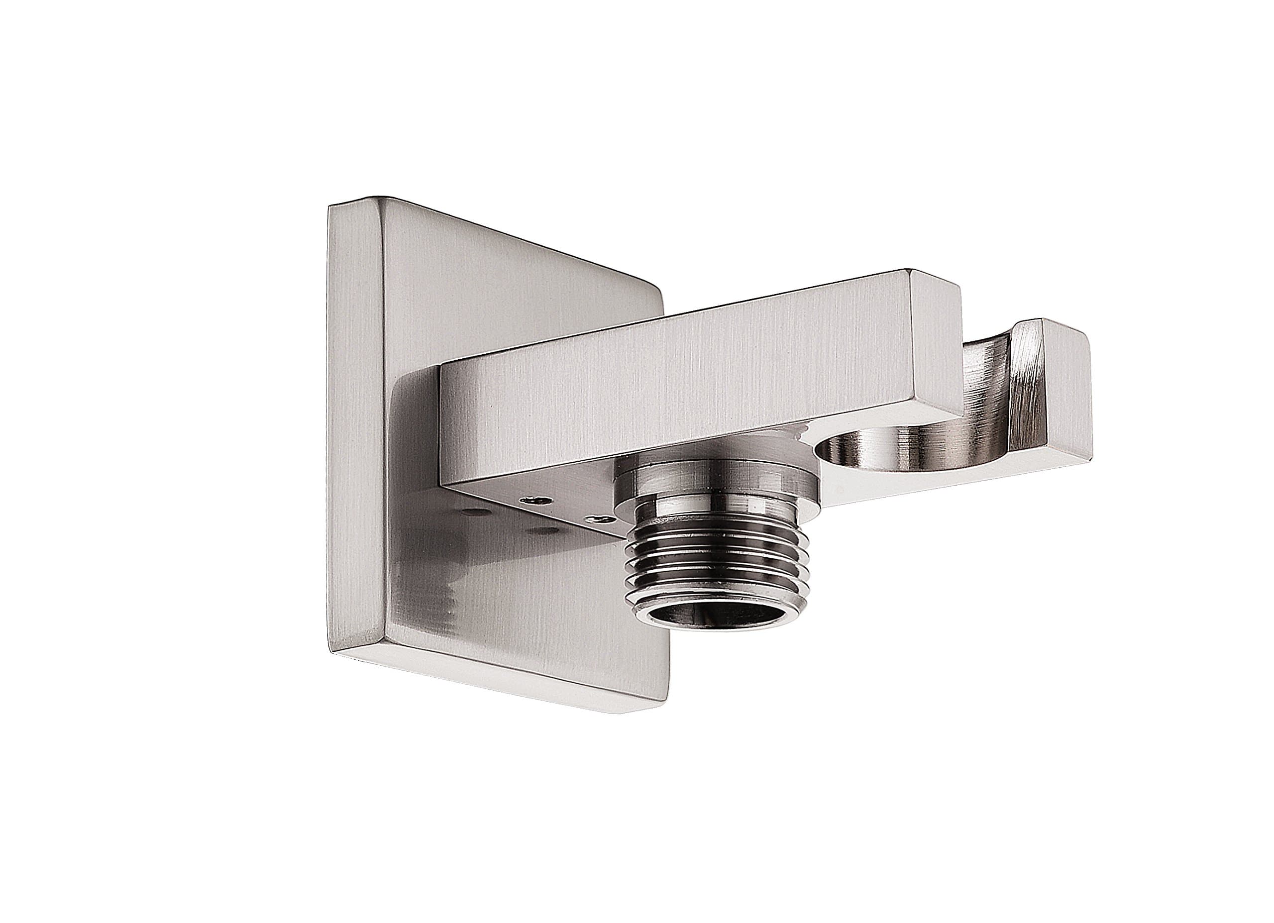 SR SUN RISE Brass Square Handheld Shower Head Bracket Holder Wall Mount,Concealed Installation Brushed Nickel