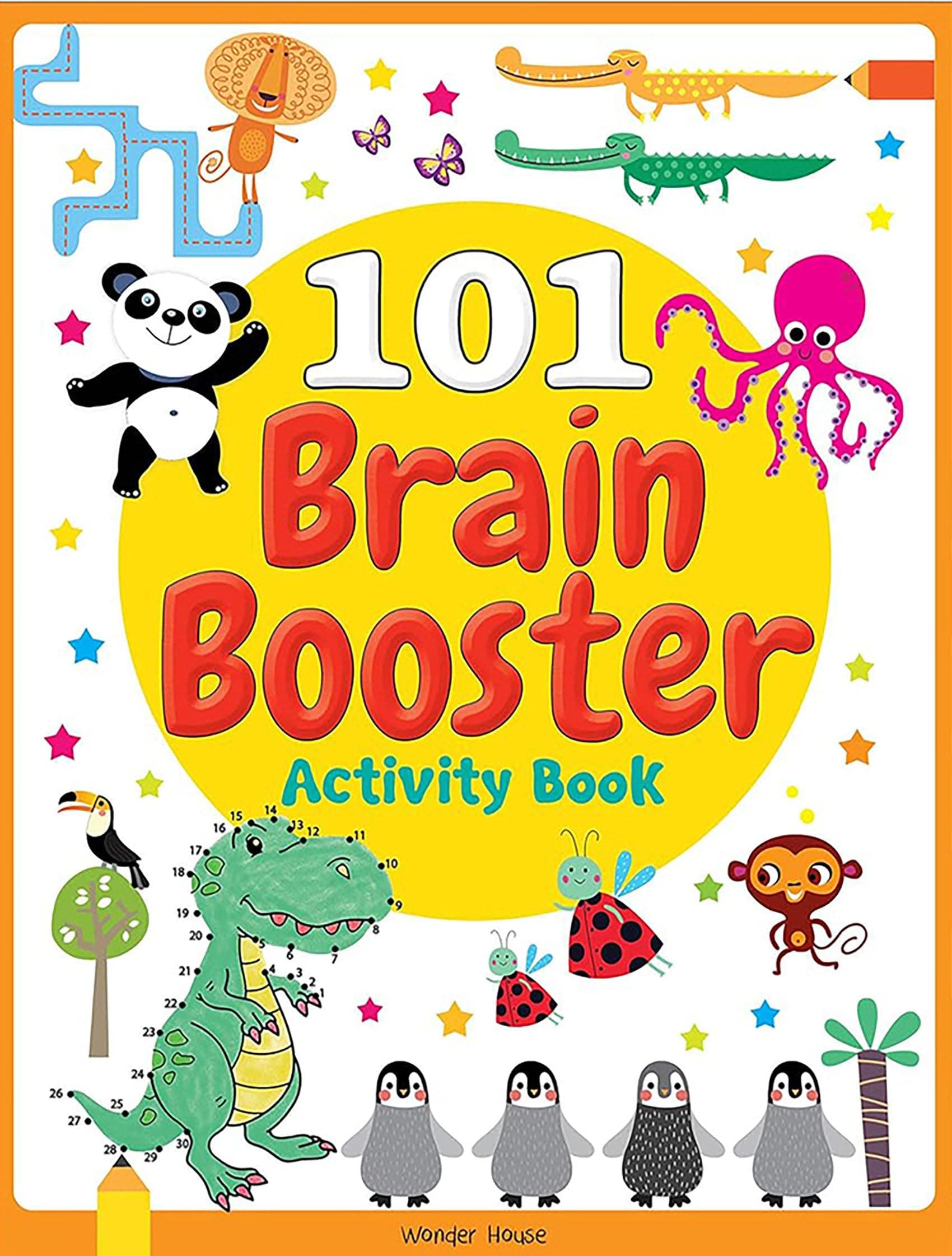 101 Brain Booster Activity Book: Fun Activity Book For Children | Puzzles, Games, Educational activities | Ages 5 and up | 2 hours of fun time