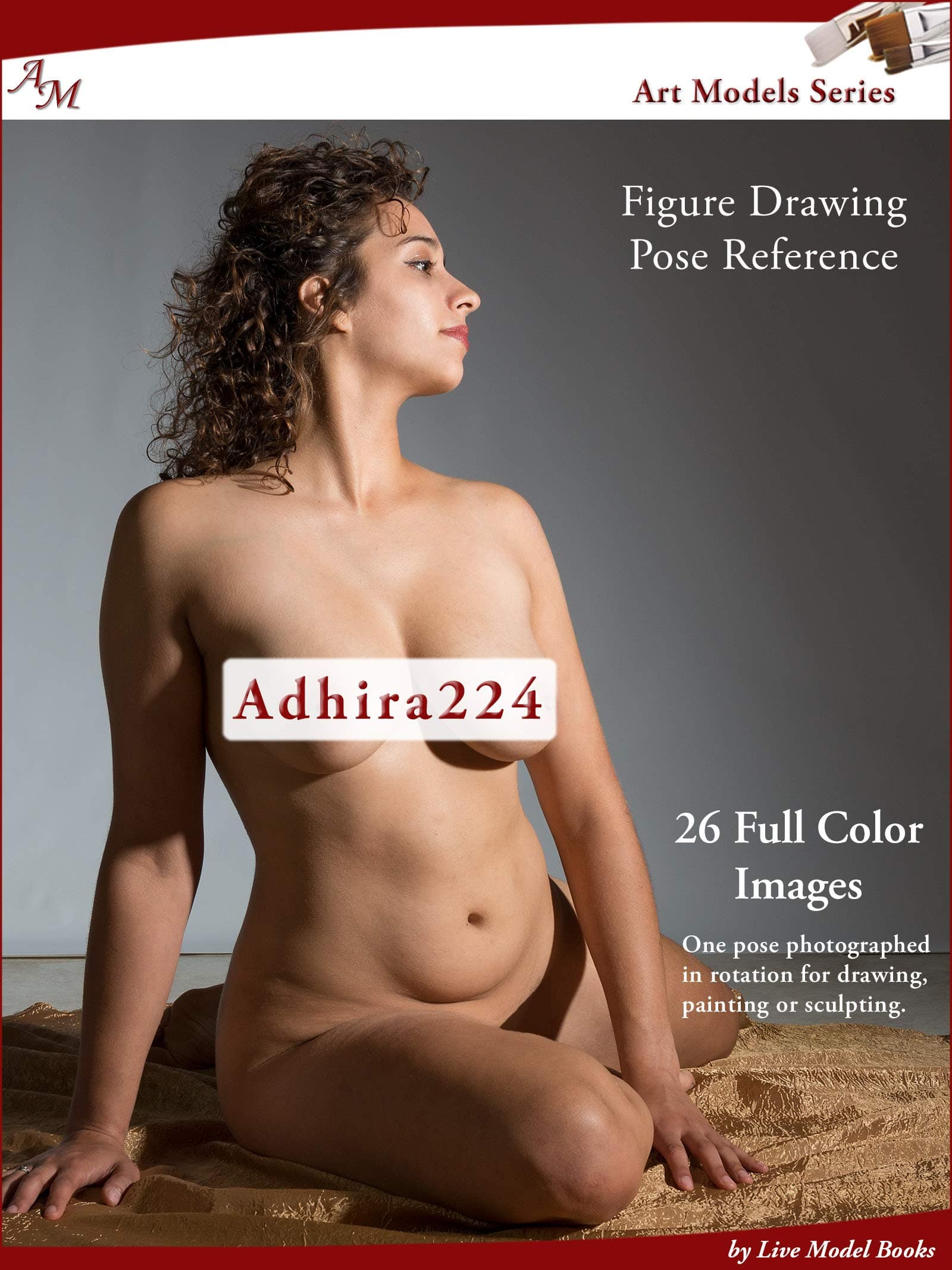Art Models Adhira224: Figure Drawing Pose Reference (Art Models Poses) Kindle Edition