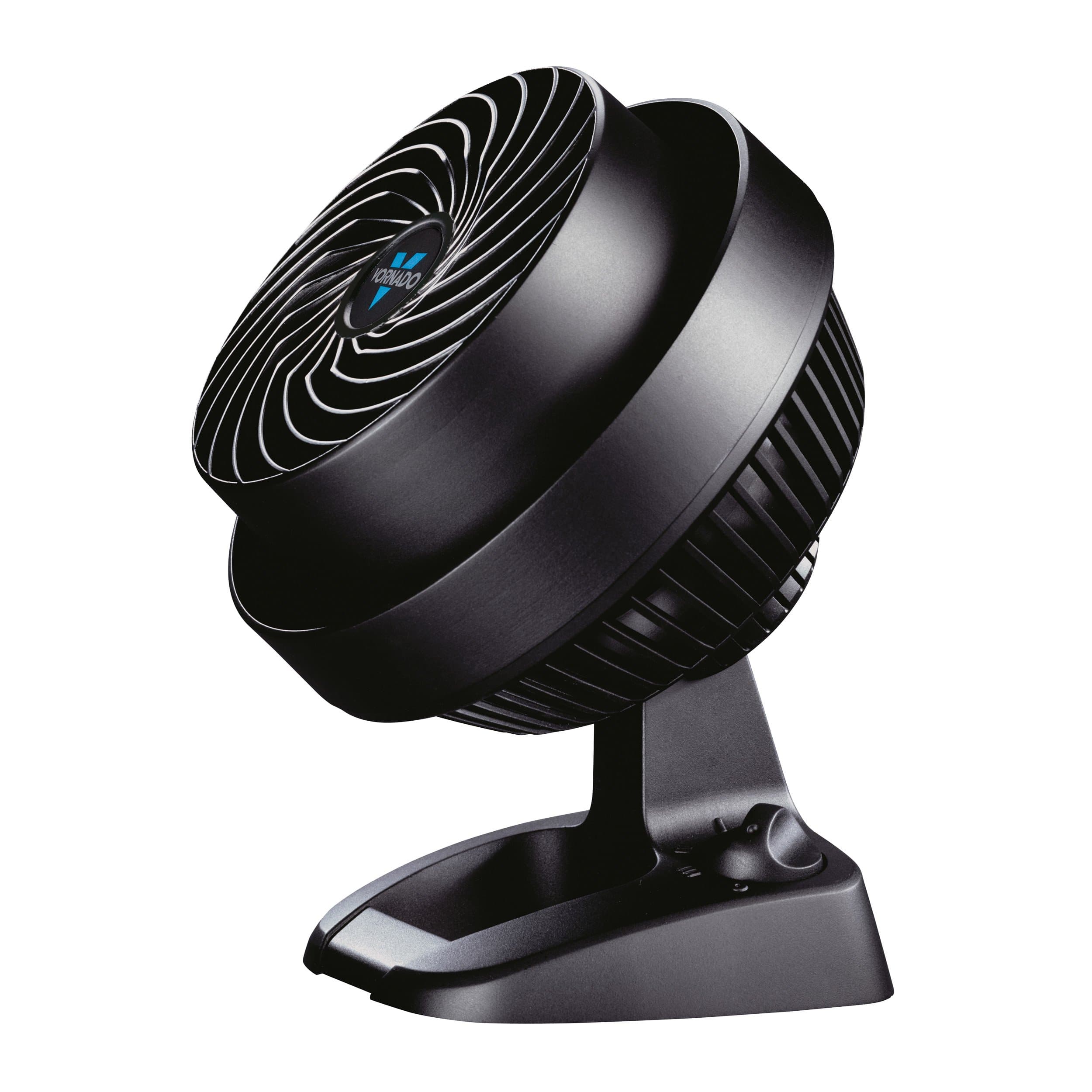 Vornado 530 Compact Air Circulator Fan, 3-Speed Manual Control, Adjustable Tilt, Whole Room Cooling, Black Floor Fan for Bedroom and Office, Vortex Action, 65 ft Range
