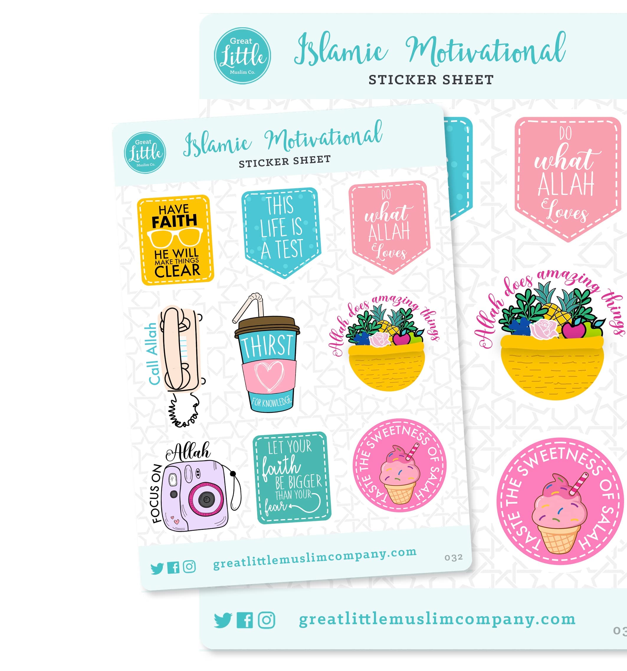 Motivational Islamic Stickers